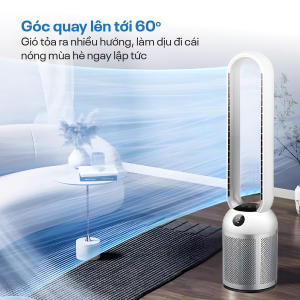 Quạt không cánh tích hợp lọc không khí bằng HEPA, màng lọc Ion bạc Fujihome BF307DC HEPA_thumbnail_4