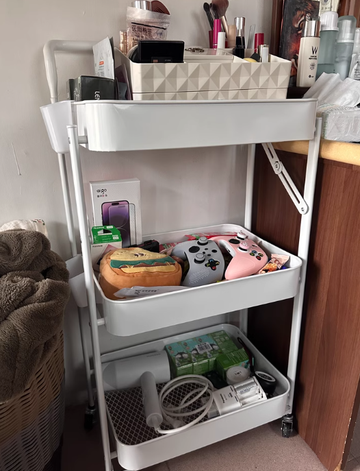 Kệ 3 tầng gấp gọn có bánh xe_thumbnail_6