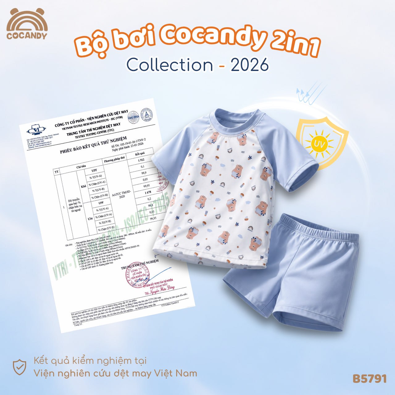 Bộ bơi cộc XANH DƯƠNG hình gấu nâu_thumbnail_1