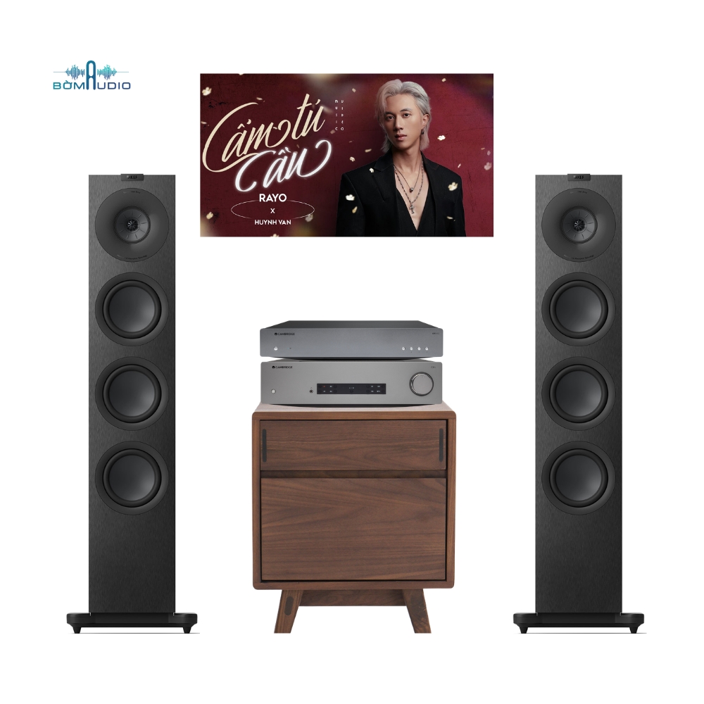 Combo Amply CAMBRIDGE CXA81 MKII + Network Player CAMBRIDGE AUDIO AXN10 + Loa Cột KEF Q11 META – CK10_thumbnail_1