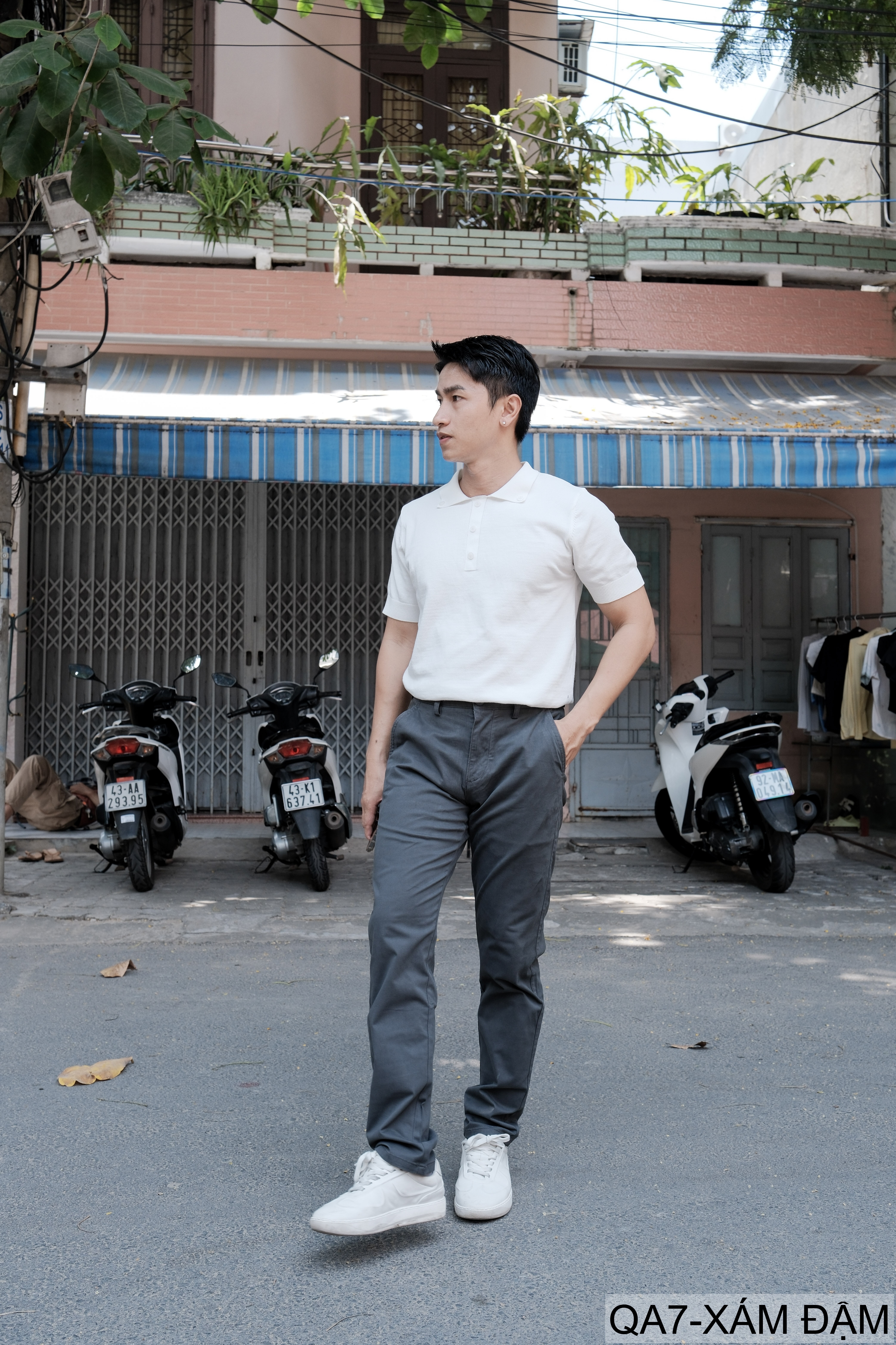 QA7 - Quần Ống Rộng Nam Phong Cách Nhật Bản Cổ Điển, Chất Cotton Mềm Mại, Dễ Phối Đồ 4 Mùa_thumbnail_21
