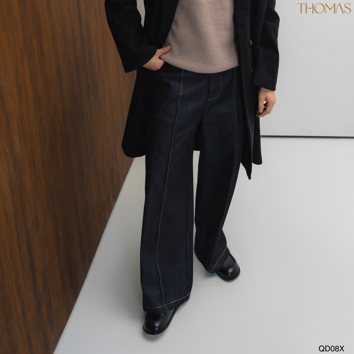 Quần Dài Faded Ink Vải Denim Form Straight_thumbnail_6