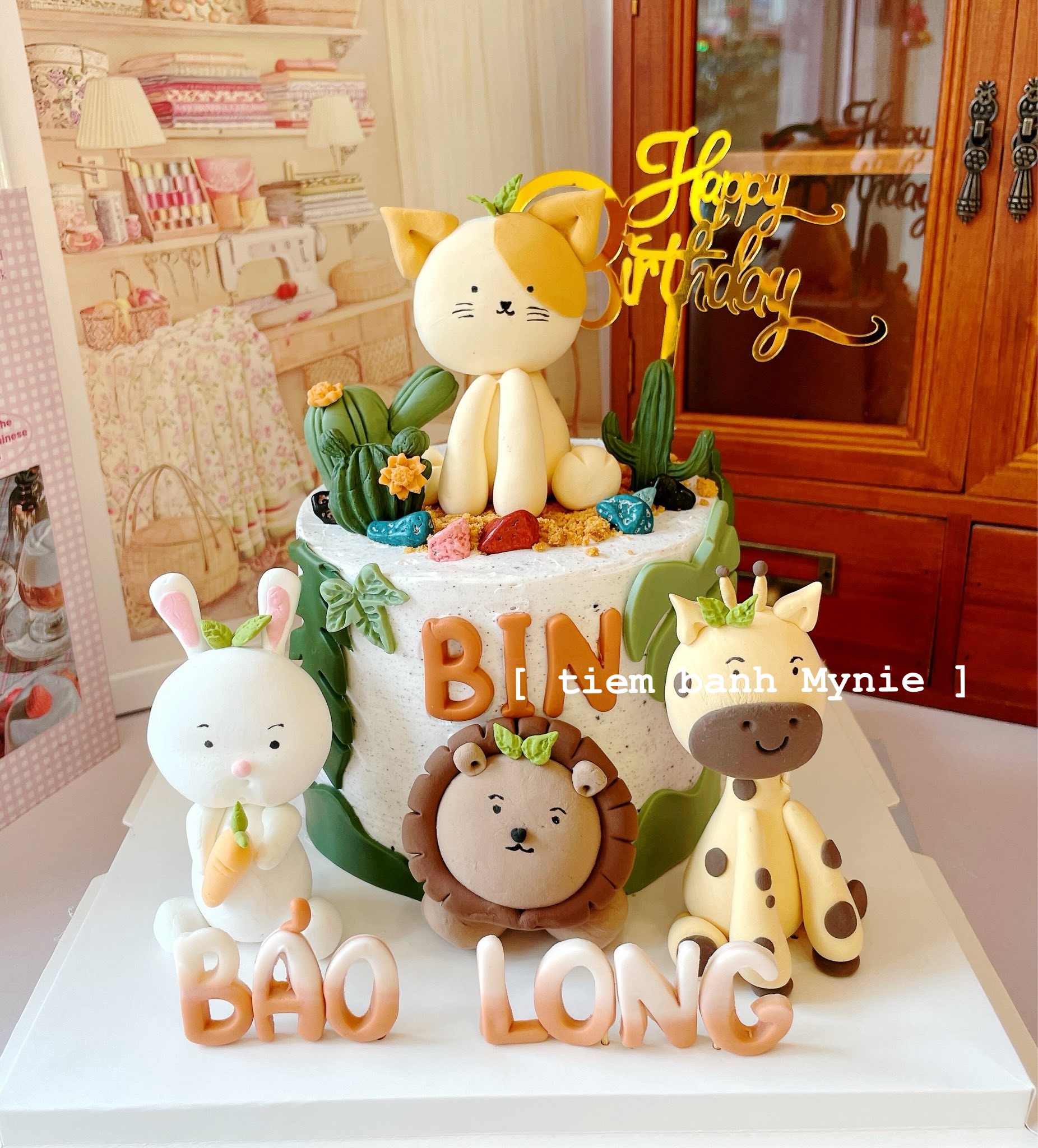 Bánh cho bé chủ đề thú ngộ nghĩnh