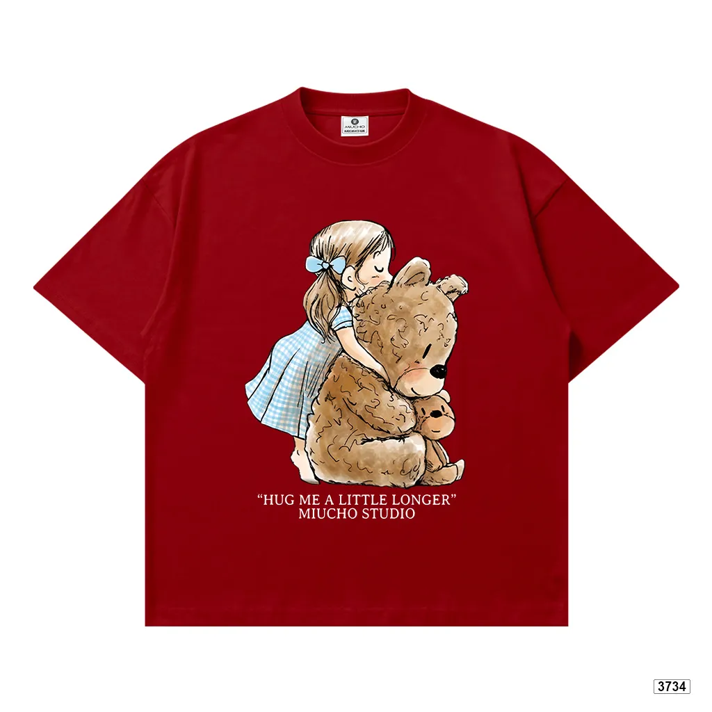 Áo thun boxy nữ phong cách dễ thương hoạt hình gấu Miucho 3734_thumbnail_17