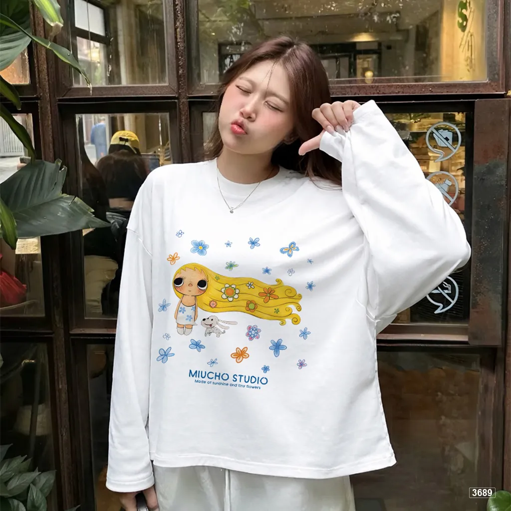 Áo thun nữ tay dài form boxy in cartoon Miucho 3689_thumbnail_4