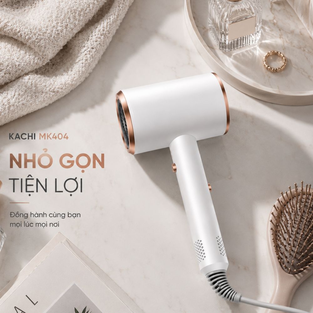 Máy sấy tóc nóng lạnh Kachi MK404 – Nhỏ gọn, thời trang, sấy tóc nhanh chóng_thumbnail_2