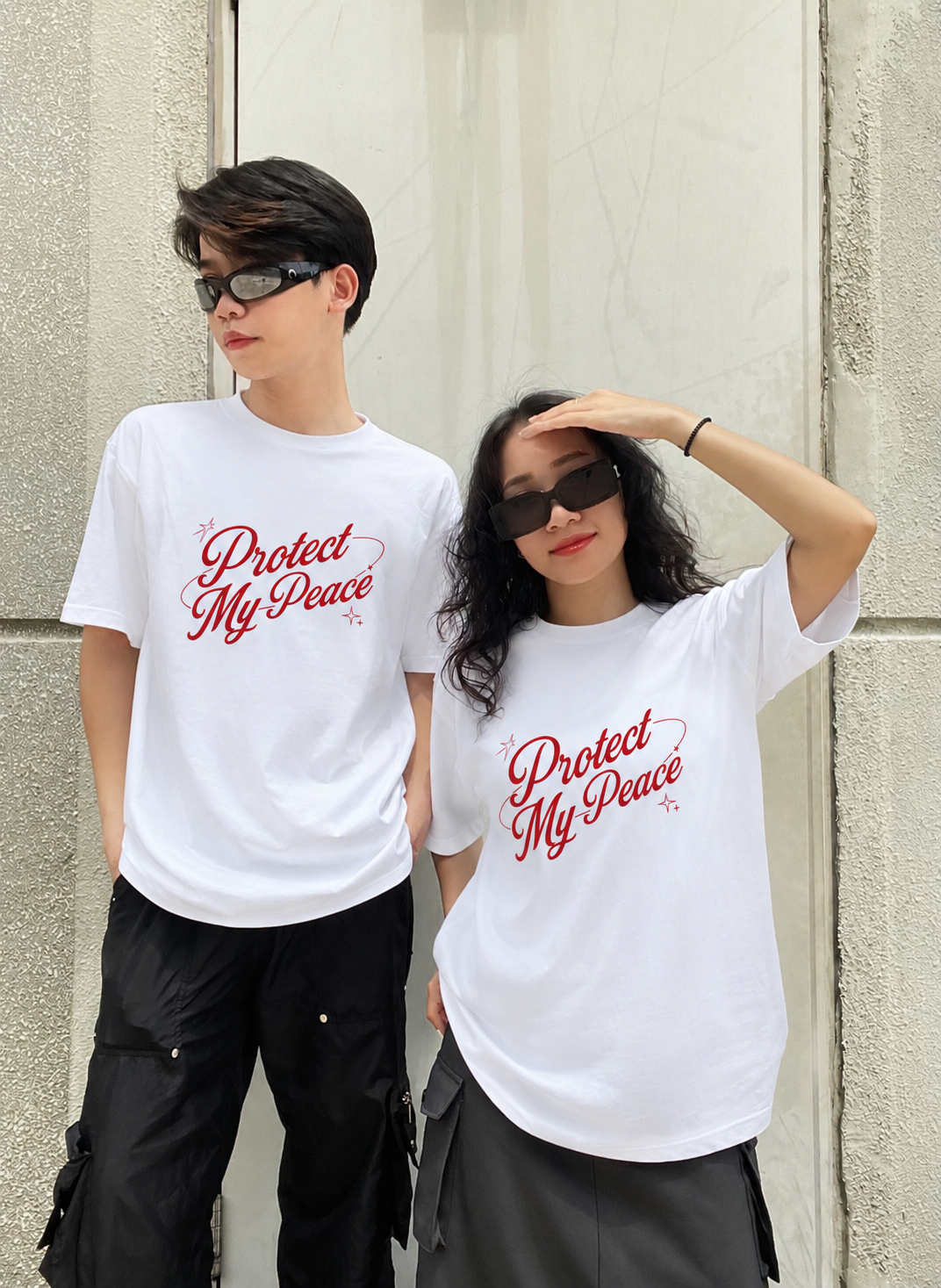 Áo thun cotton UNISEX Protect My Peace Underthinker_thumbnail_1