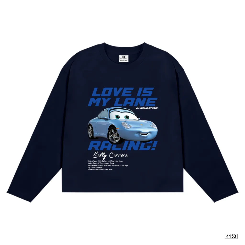 Áo thun tay dài form boxy Love Is My Lane streetwear Miucho 4153_thumbnail_10