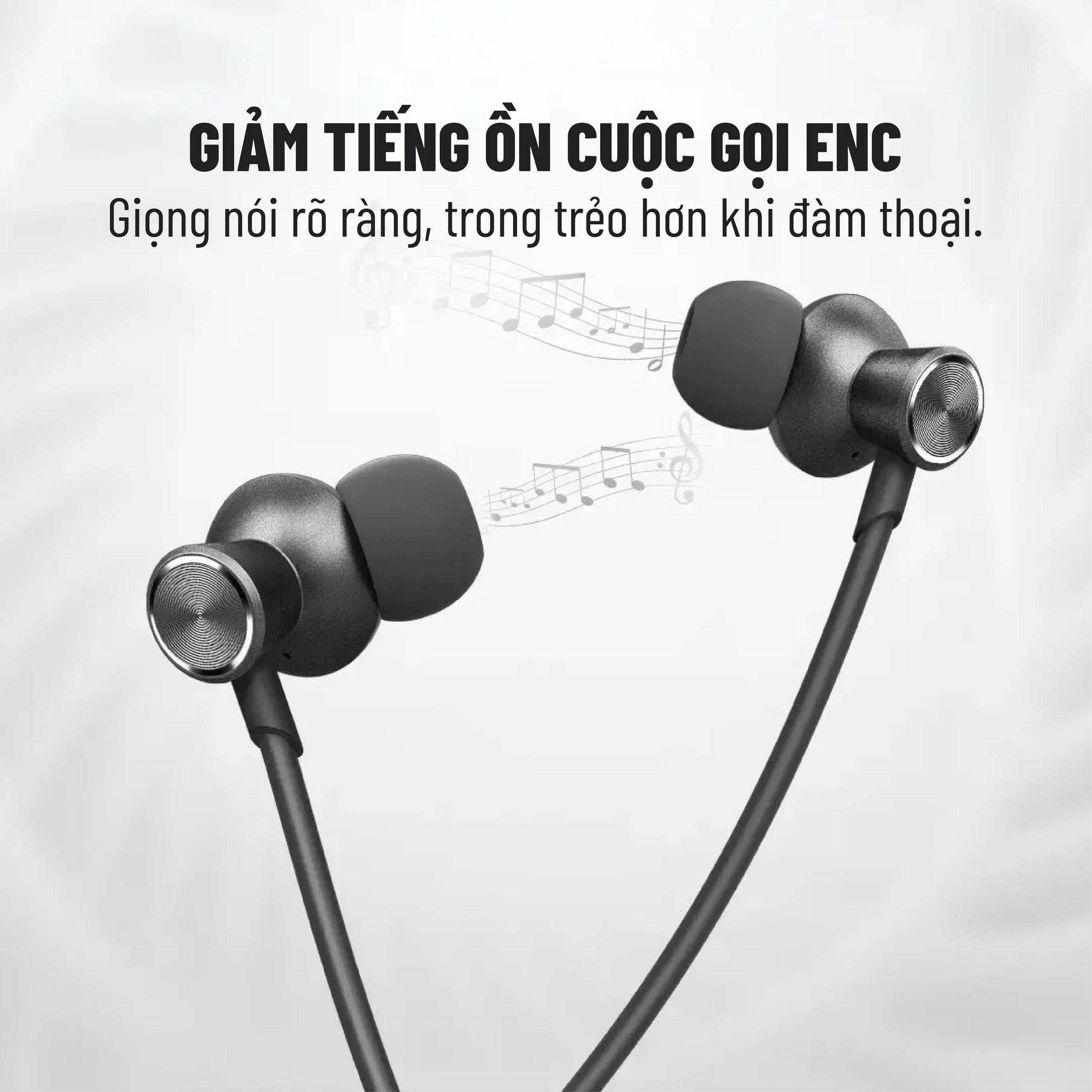 Tai nghe Bluetooth Đen Recci