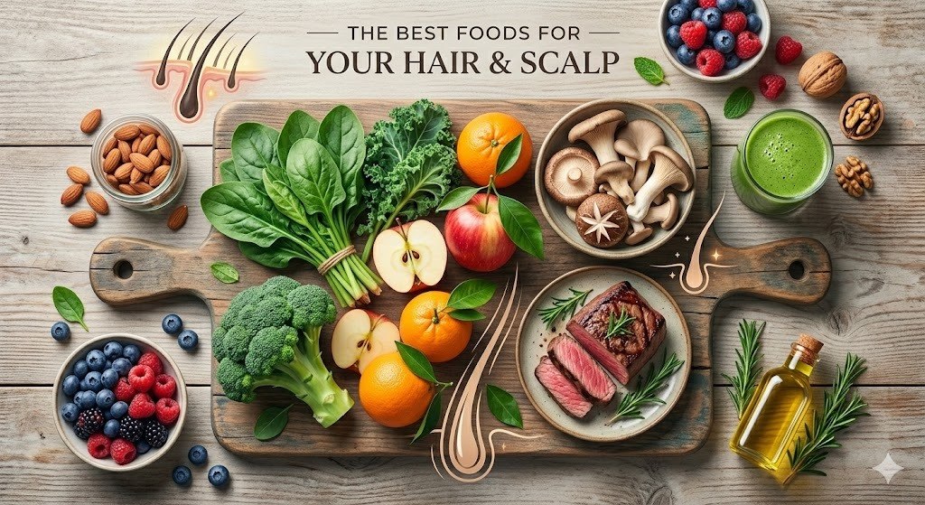 The Best Foods for Healthy Hair and Scalp