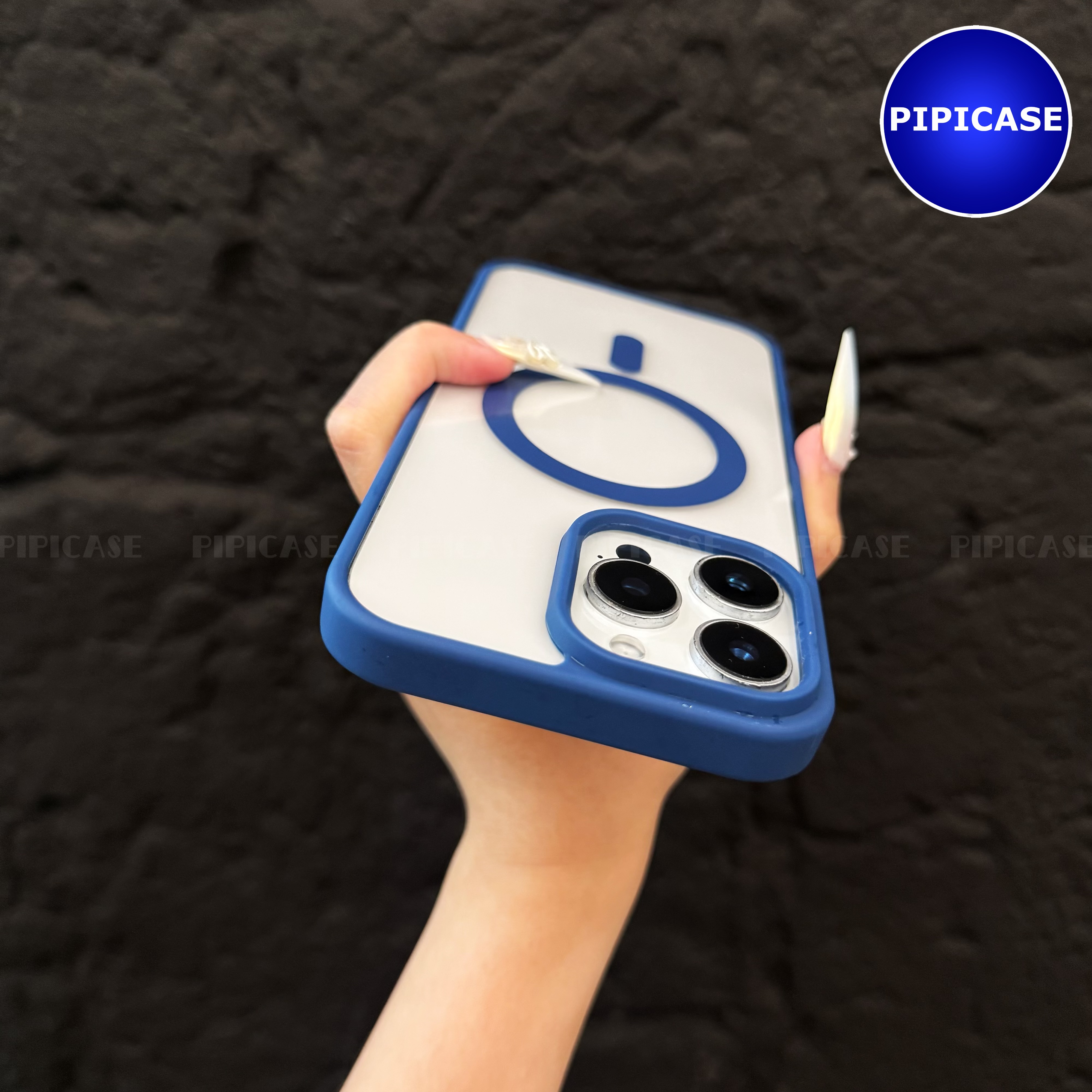 Ốp Lưng iPhone 16 Pro Max - Chic - Xanh Dương_thumbnail_6