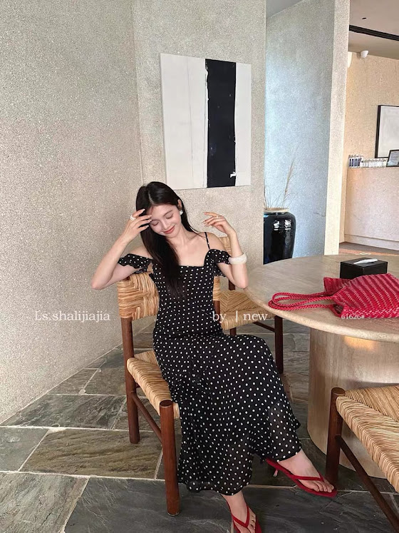 Lucas - váy 2 dây cổ đổ bèo tay 2 lớp dáng dài chân xòe SHALIJIA_thumbnail_10