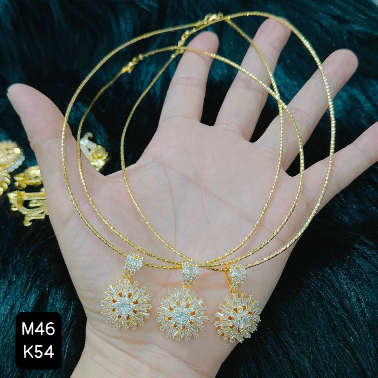 Kiềng Mềm Mặt Hoa Tuyết M46