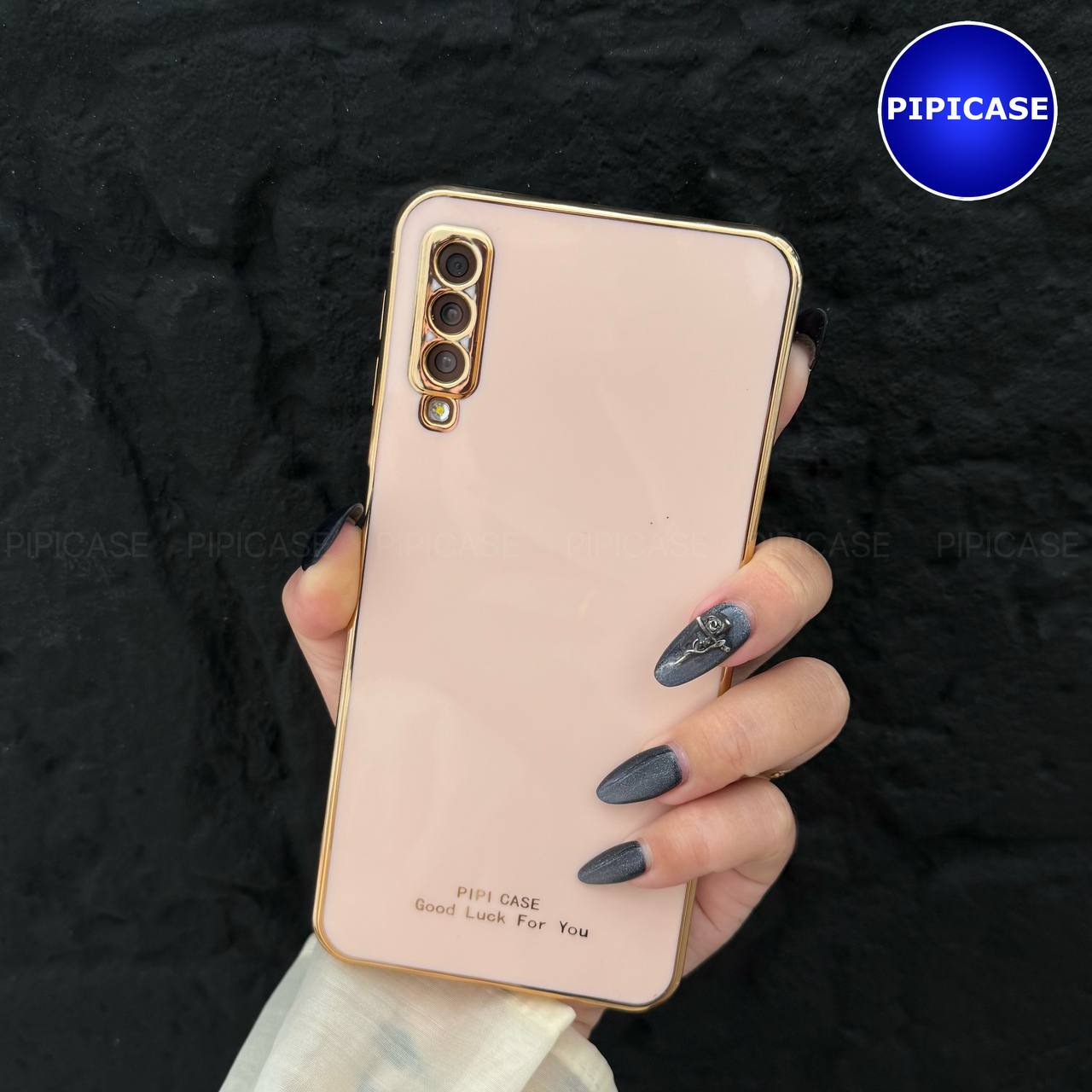 Ốp Lưng Samsung A7 2018 - Royal - Vàng Hồng