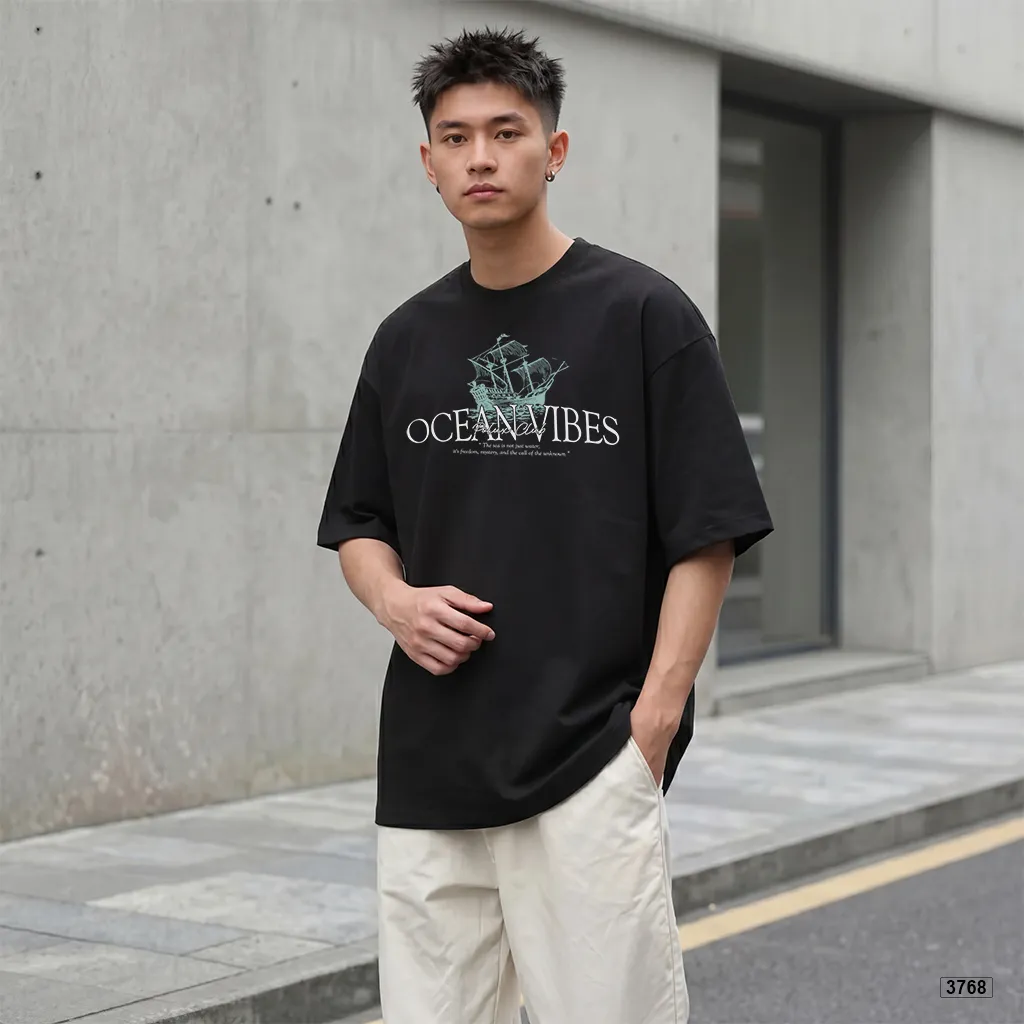 Áo thun nam form rộng Streetwear Ocean Vibes Polux 3768_thumbnail_3