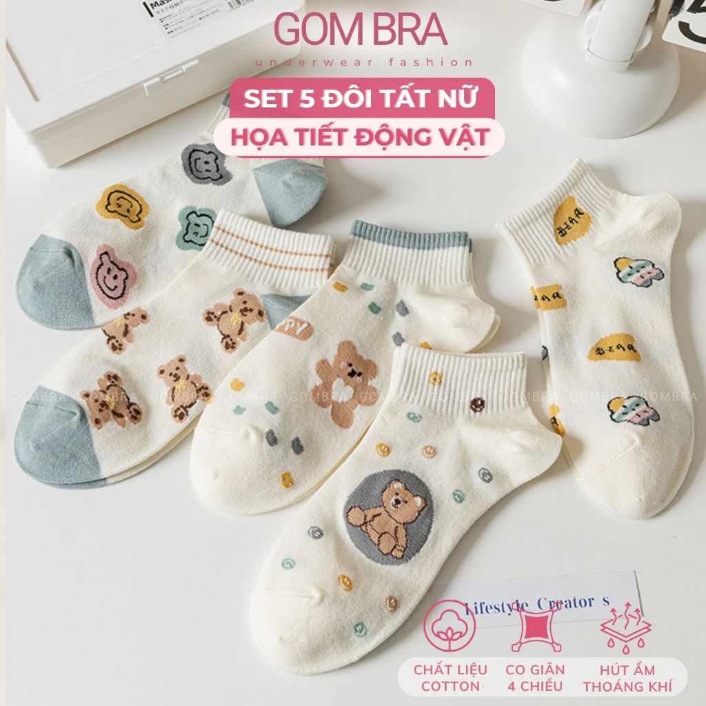 Set 5 đôi tất vớ nữ cổ ngắn UYE-CBCN_thumbnail_4