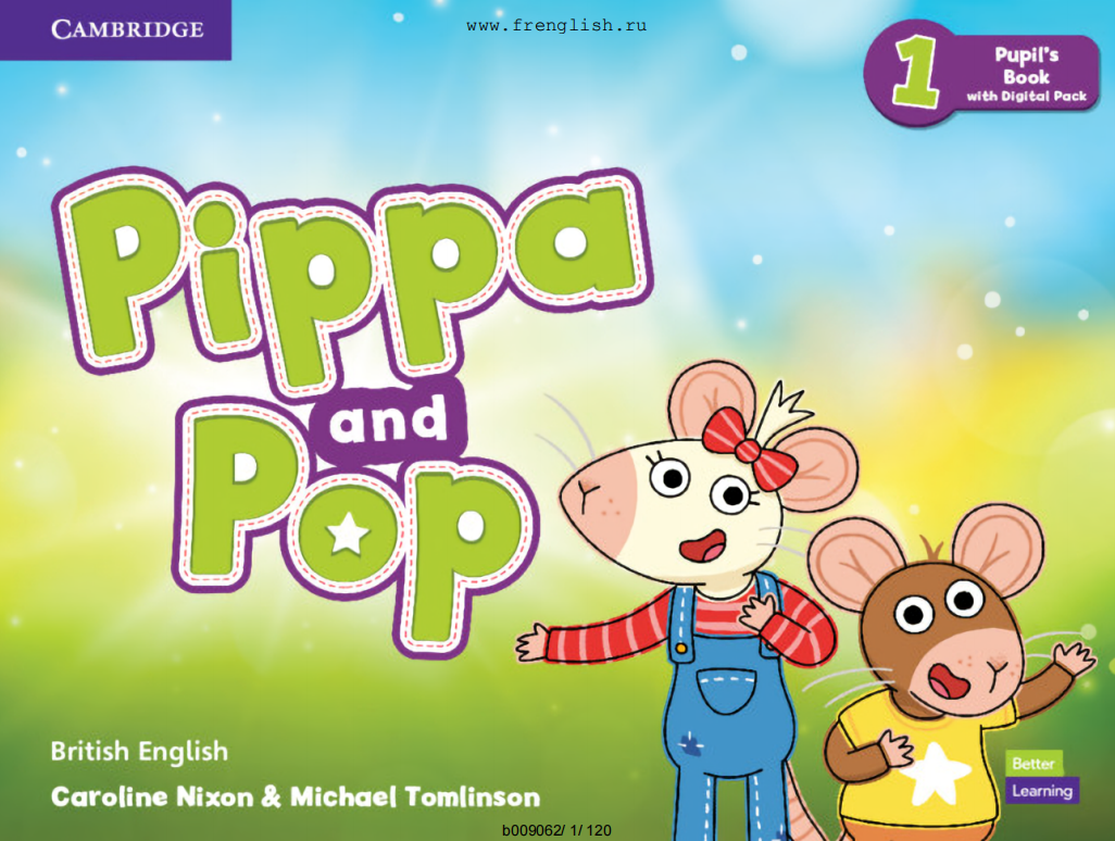Sách Pippa and Pop Pupil's Book 1 - In laser sắc nét tặng file nghe mp3