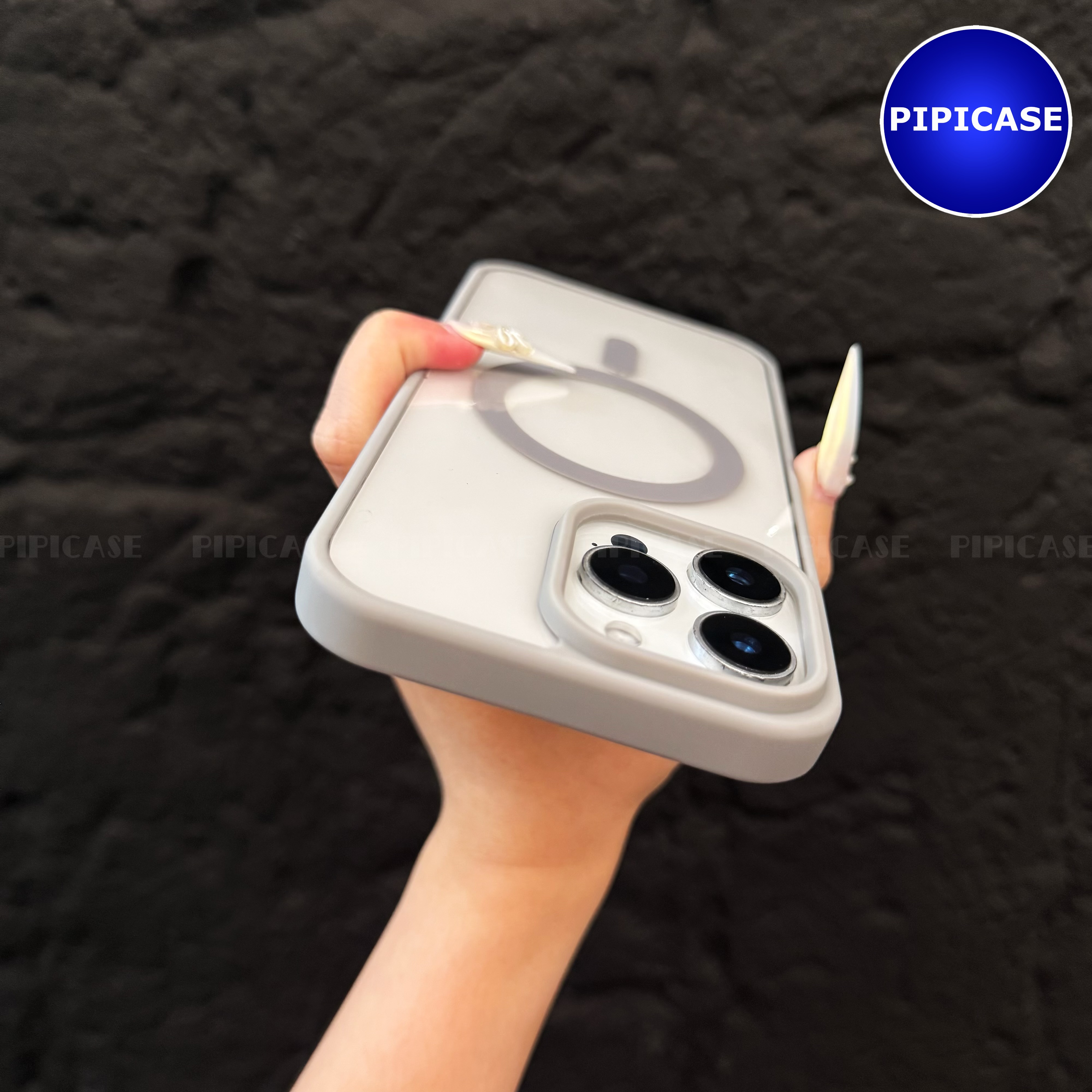 Ốp Lưng iPhone 16 Pro - Chic - Xám_thumbnail_6