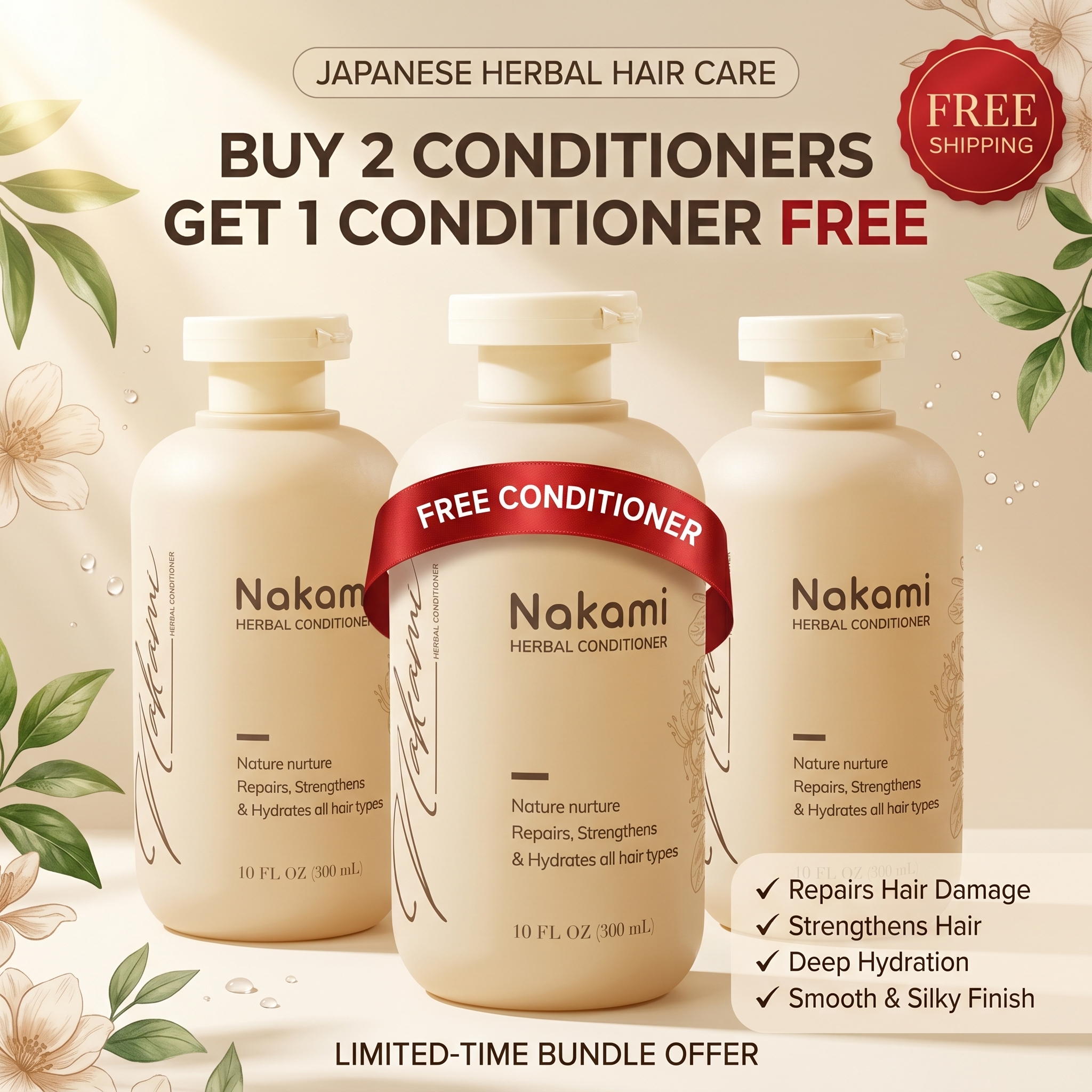 Buy 2 Get 1 Conditioner (Free Shipping)