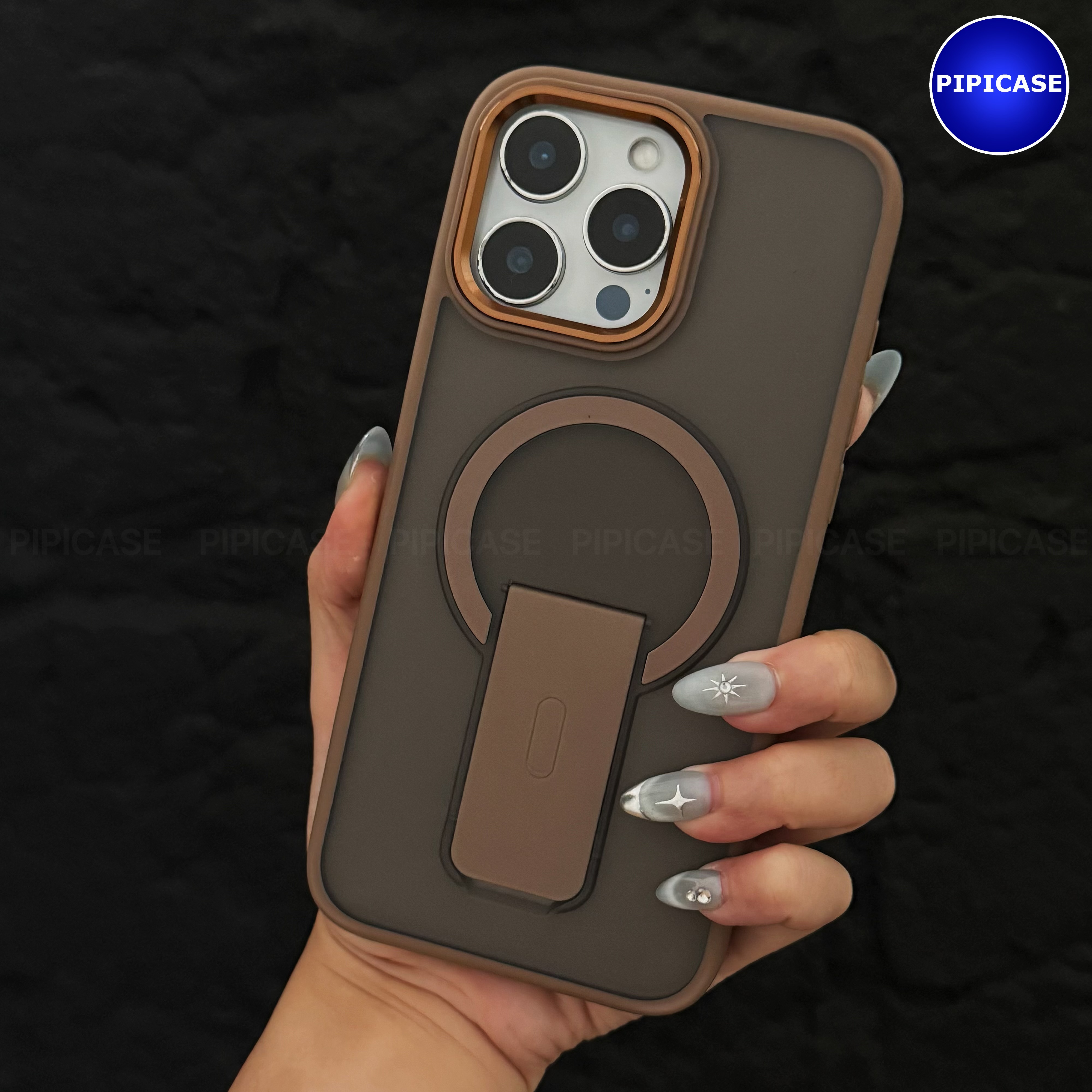 Ốp Lưng iPhone 16 Pro Max - Quin - Nâu_thumbnail_3