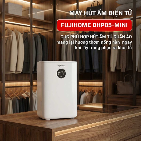 Máy hút ẩm bán dẫn tích hợp lọc không khí Fujihome DHP05-MINI_thumbnail_5