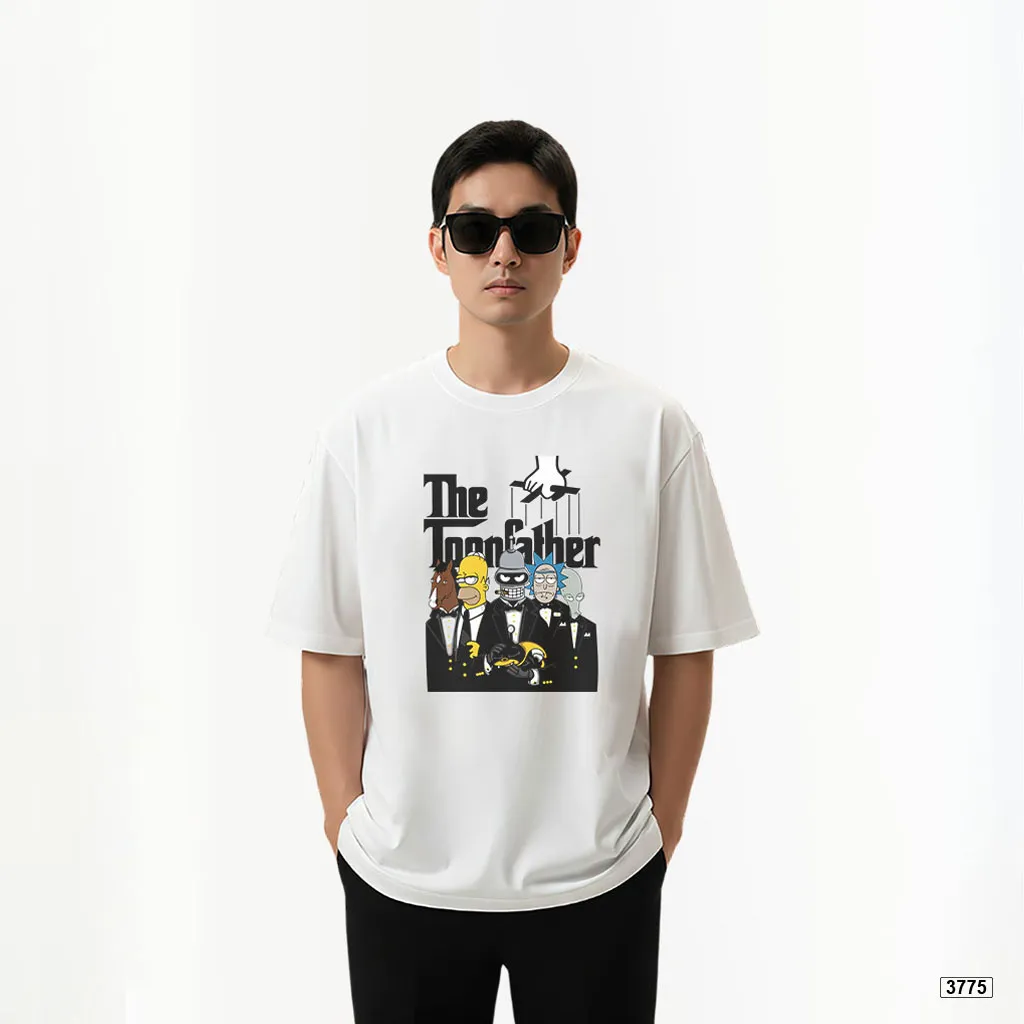 Áo thun form rộng unisex The Toonfather trẻ trung năng động chất thoáng mát TeePrint 3775_thumbnail_3