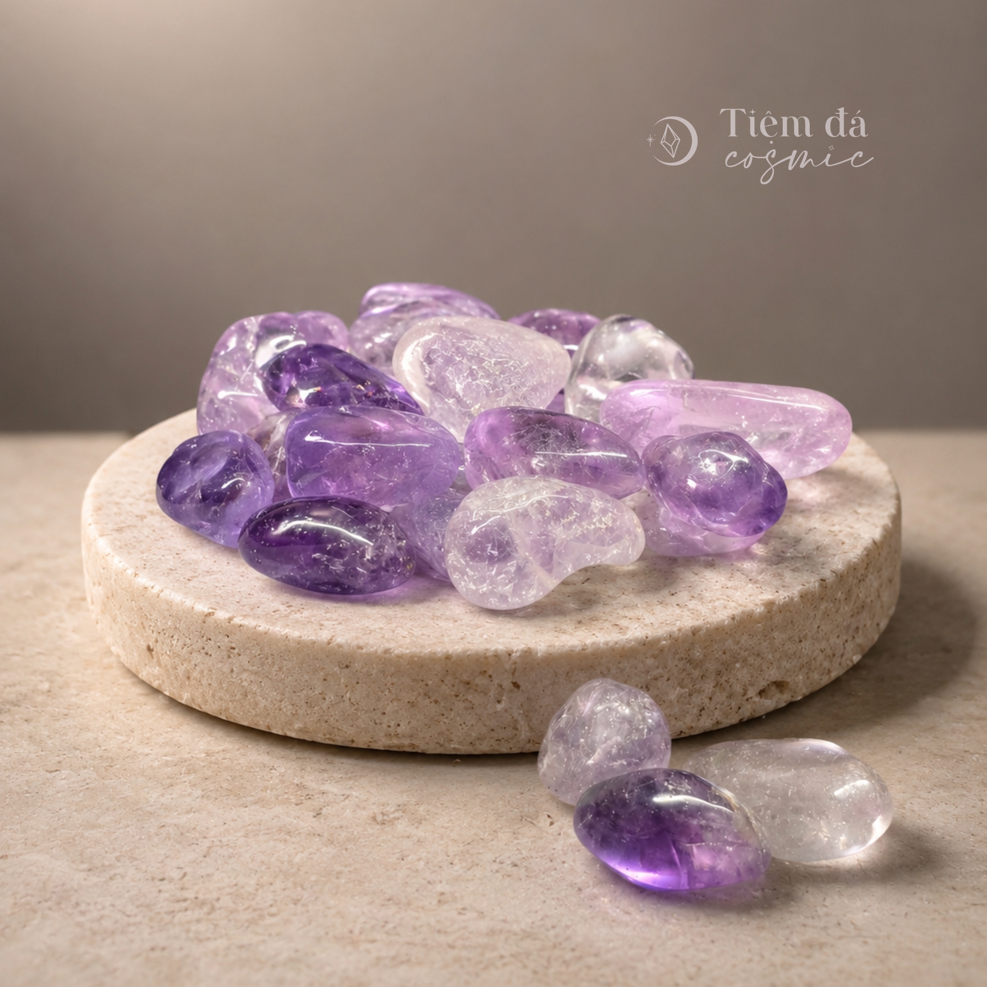 Chips Thạch Anh Tím High Quality Tự Nhiên Size 1 - 2cm
