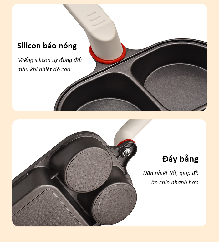 Chảo Chiên Titan 3 Ngăn Chống Dính Cao Cấp_thumbnail_7