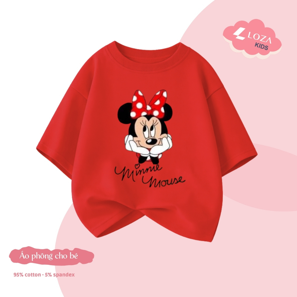 Áo phông bé gái hình MINNIE nhiều mẫu - Loza Kids CA014_thumbnail_12