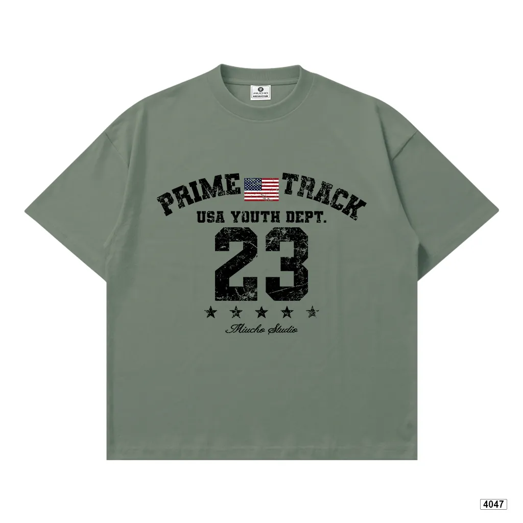 Áo thun unisex form boxy Old School vibe Miucho 4047_thumbnail_11