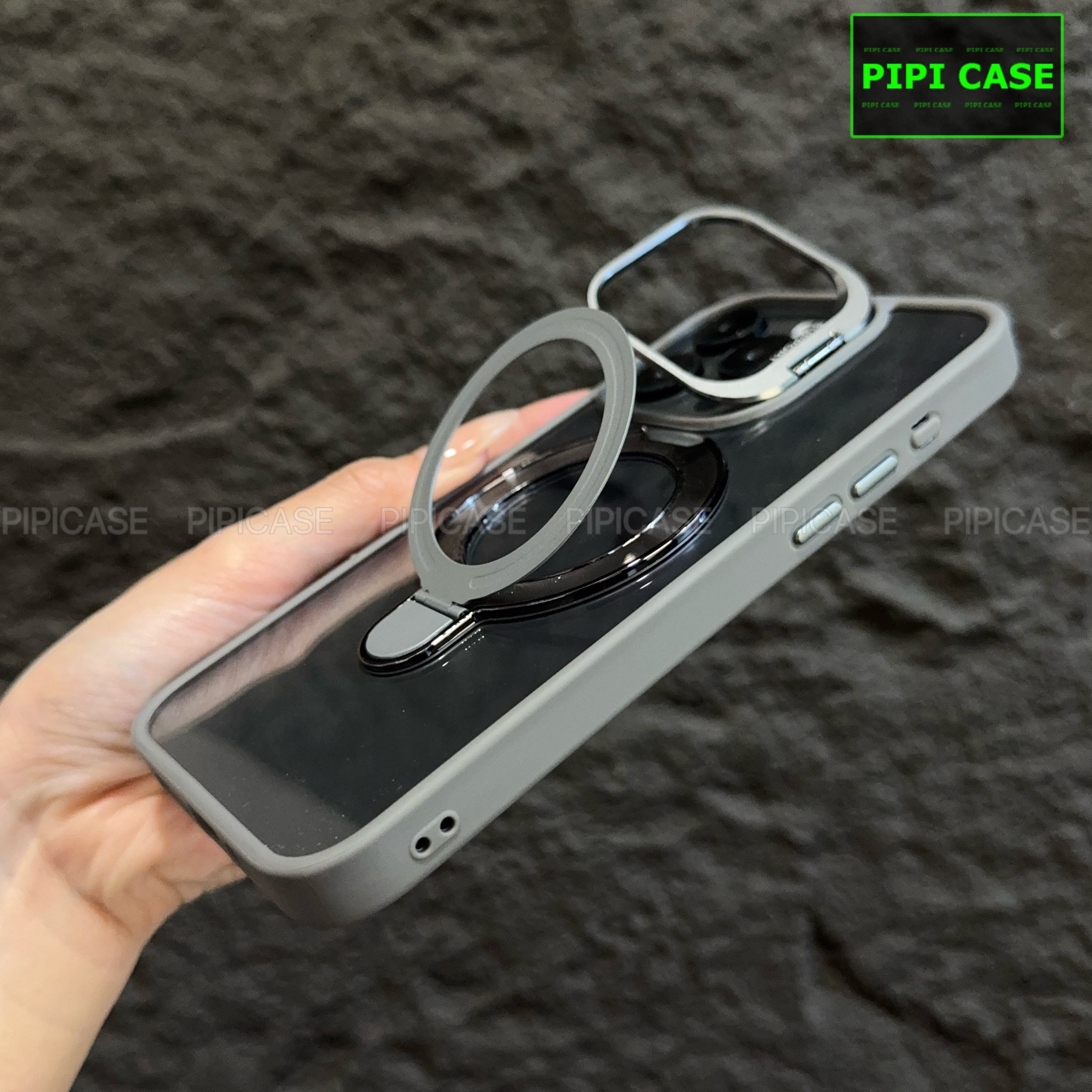 Ốp Lưng iPhone 12 Pro Max - Super Gone - Xám_thumbnail_4