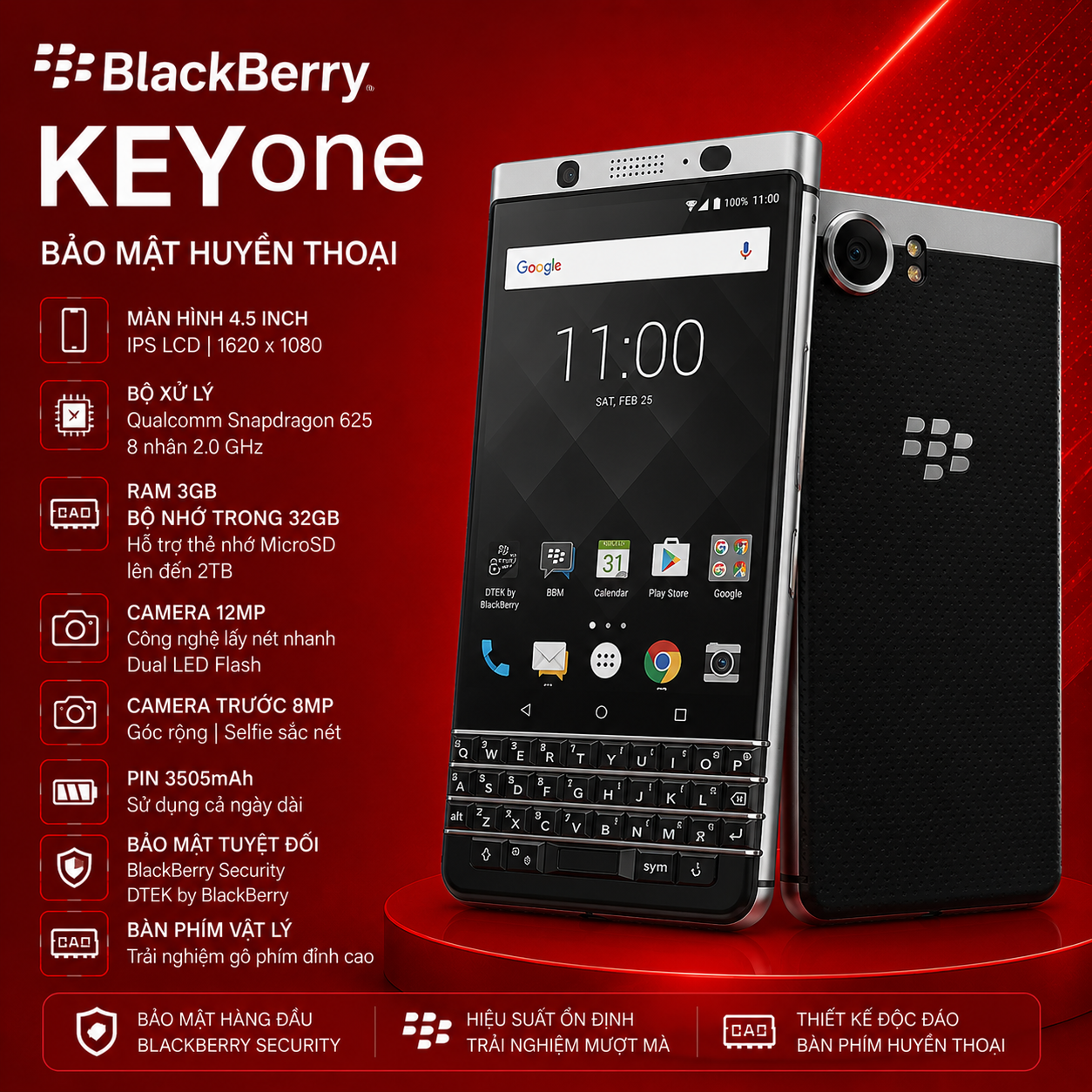 Điện Thoại BlackBerry KEYone – Hàng Chính Hãng_thumbnail_3