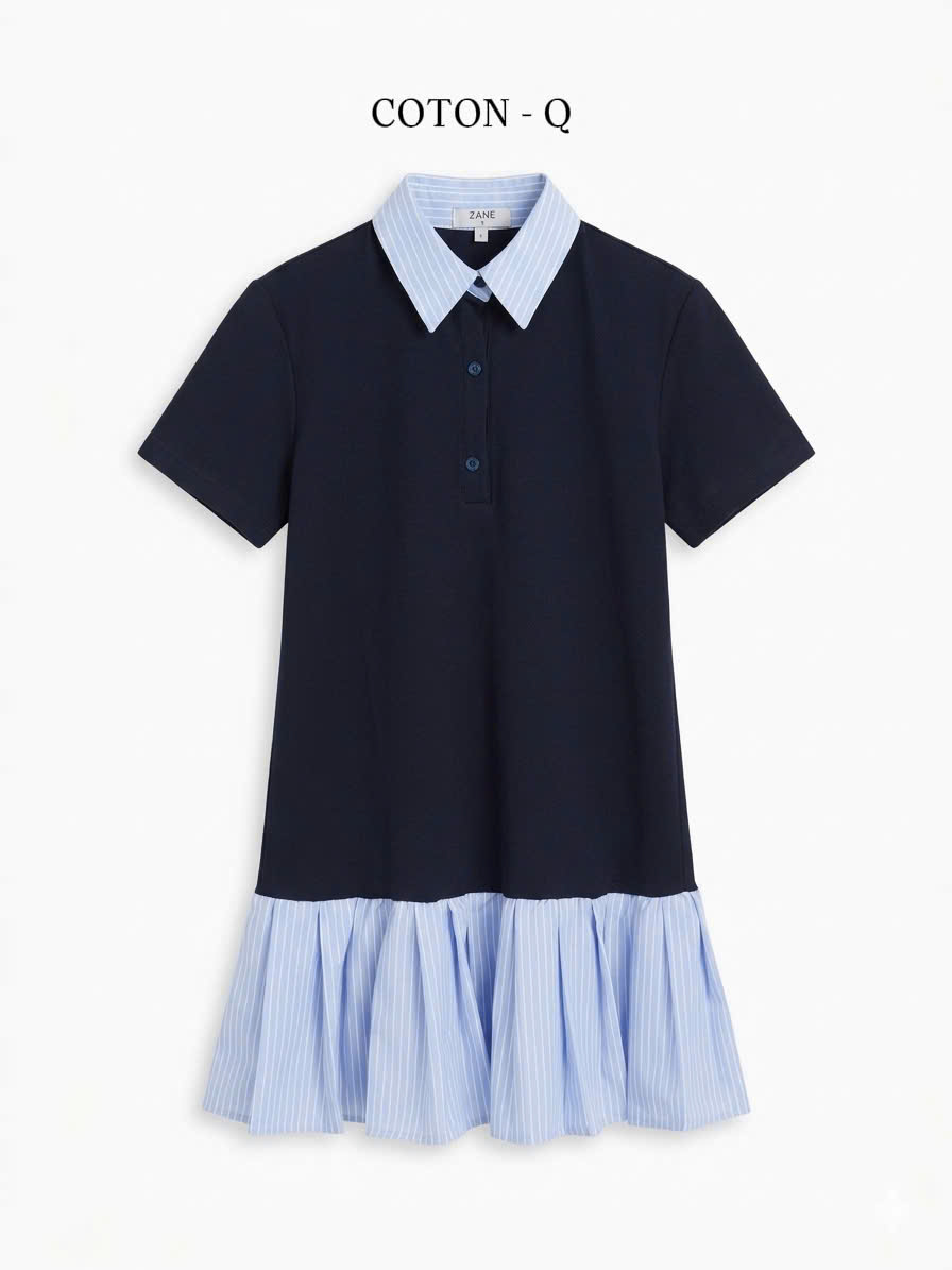 Đầm suông có cổ ( XANH ĐEN )_thumbnail_18