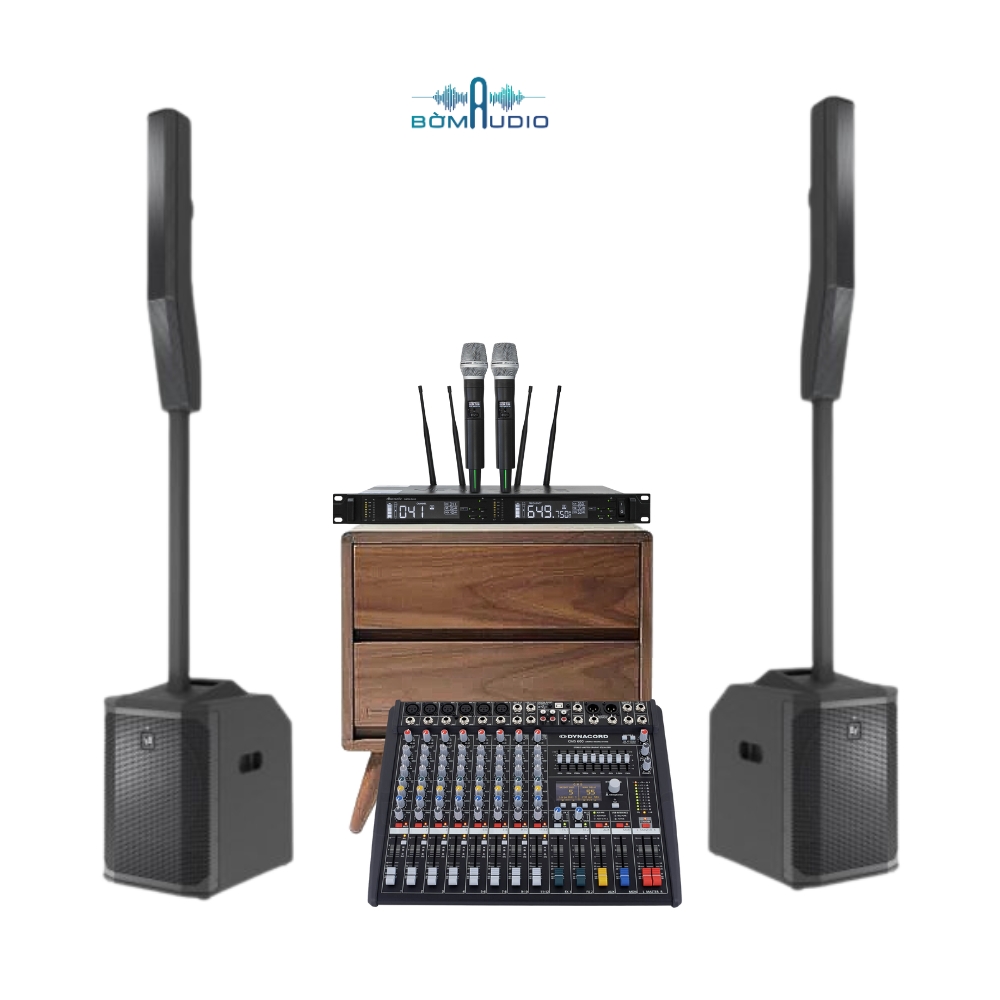 Combo Mixer DYNACORD CMS 600 + Micro DBACOUSTIC DB750PLUS + Loa ELECTRO VOICE EVOLVE 50M - B287_thumbnail_0
