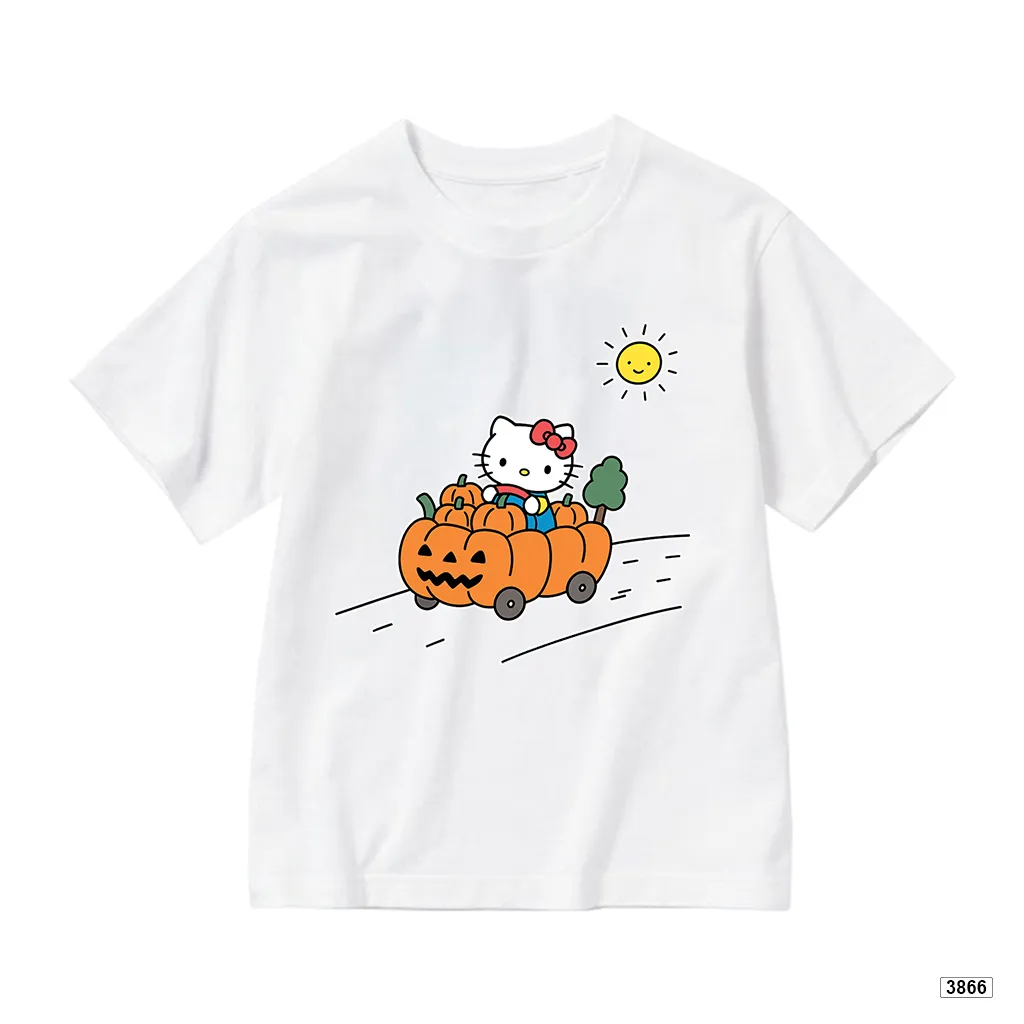 Áo thun bé gái form rộng Kittie Pumpkin Kado 3866_thumbnail_7