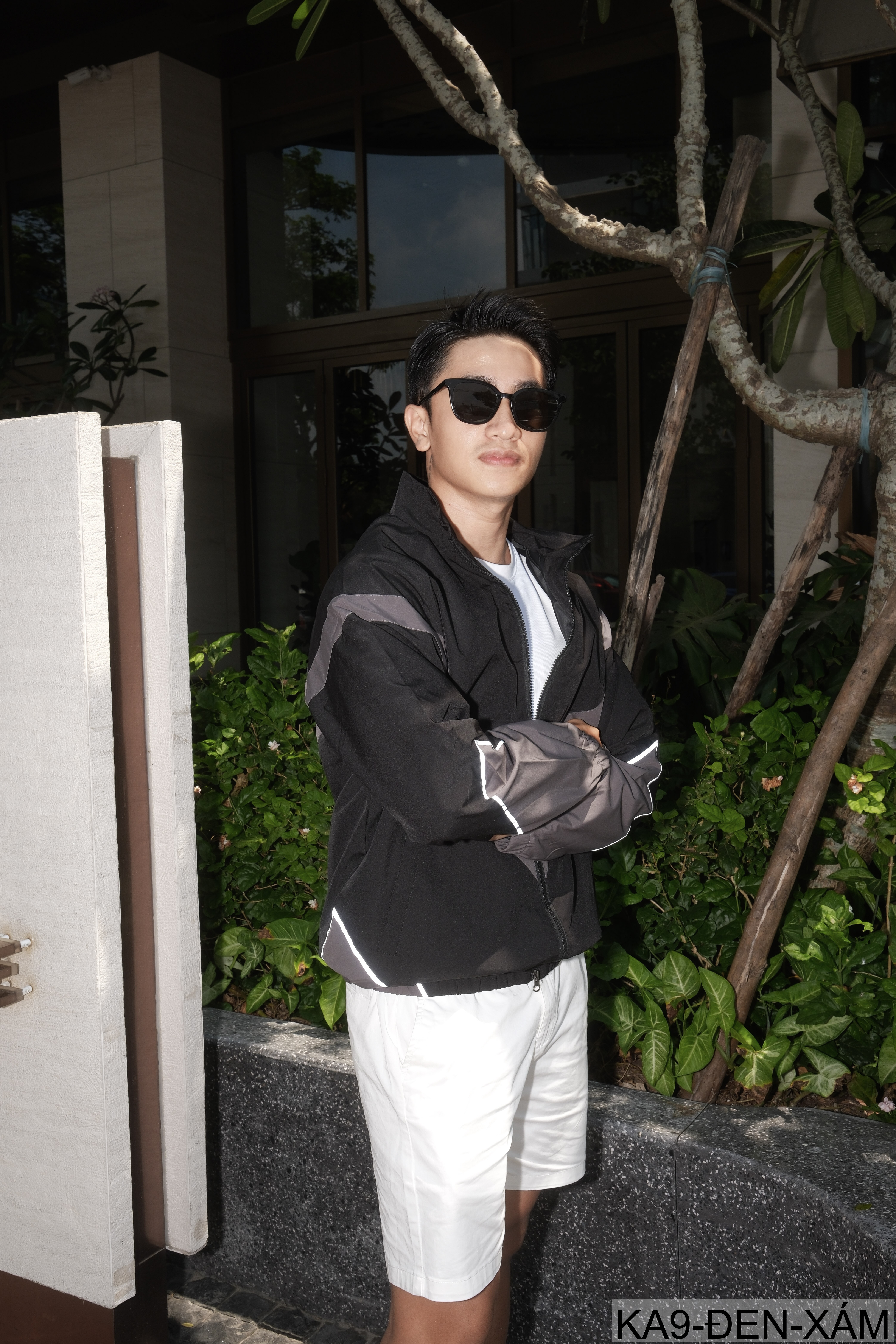 KA9 - Áo khoác nam thể thao phối màu phản quang cổ đứng phong cách streetwear mùa xuân thu_thumbnail_16