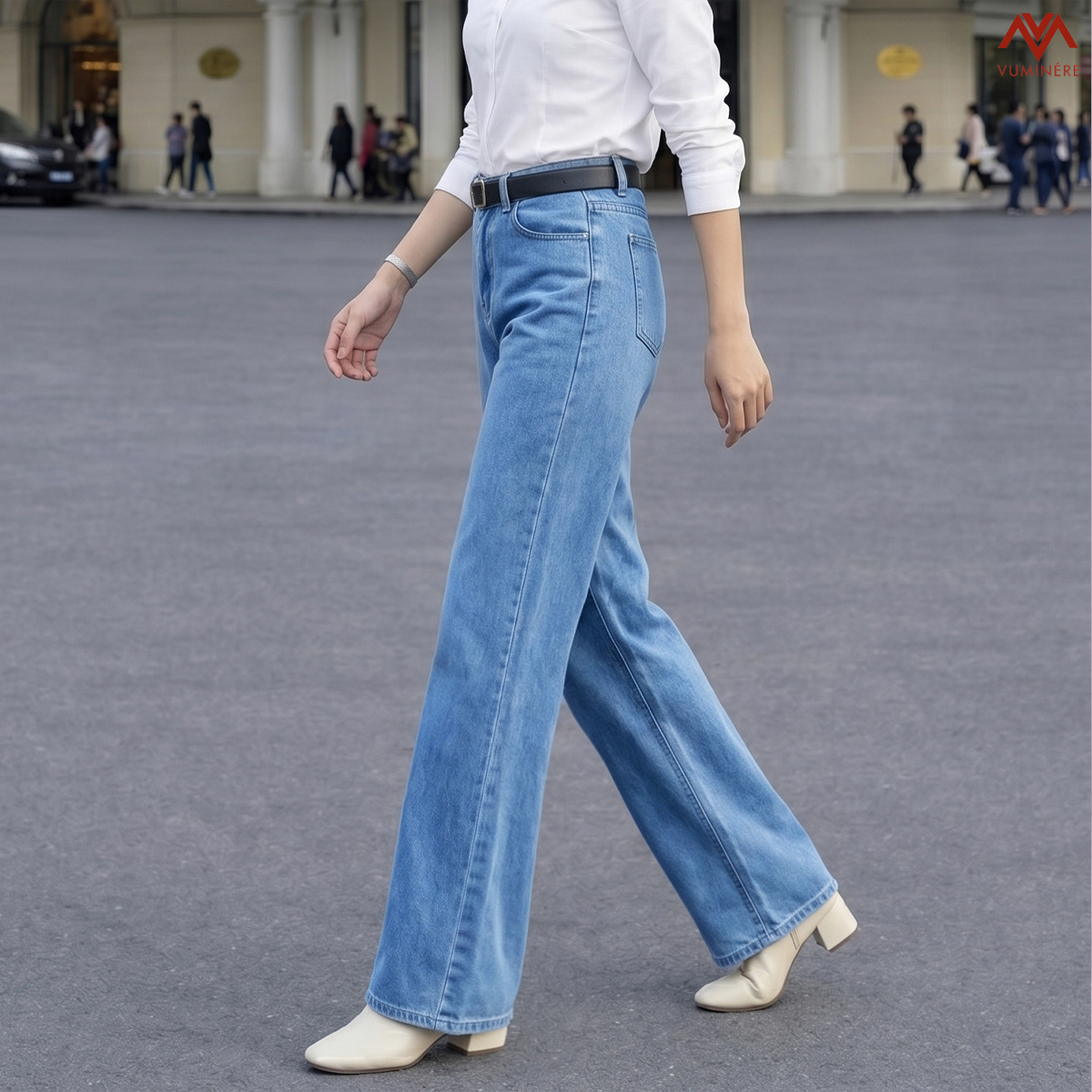 Quần Jeans nữ dáng loe nhẹ ( CG9 )_thumbnail_4