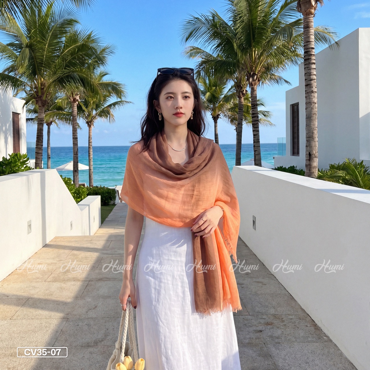 KHĂN COTTON PHA MÀU CHO NỮ (CV35-07)_thumbnail_10