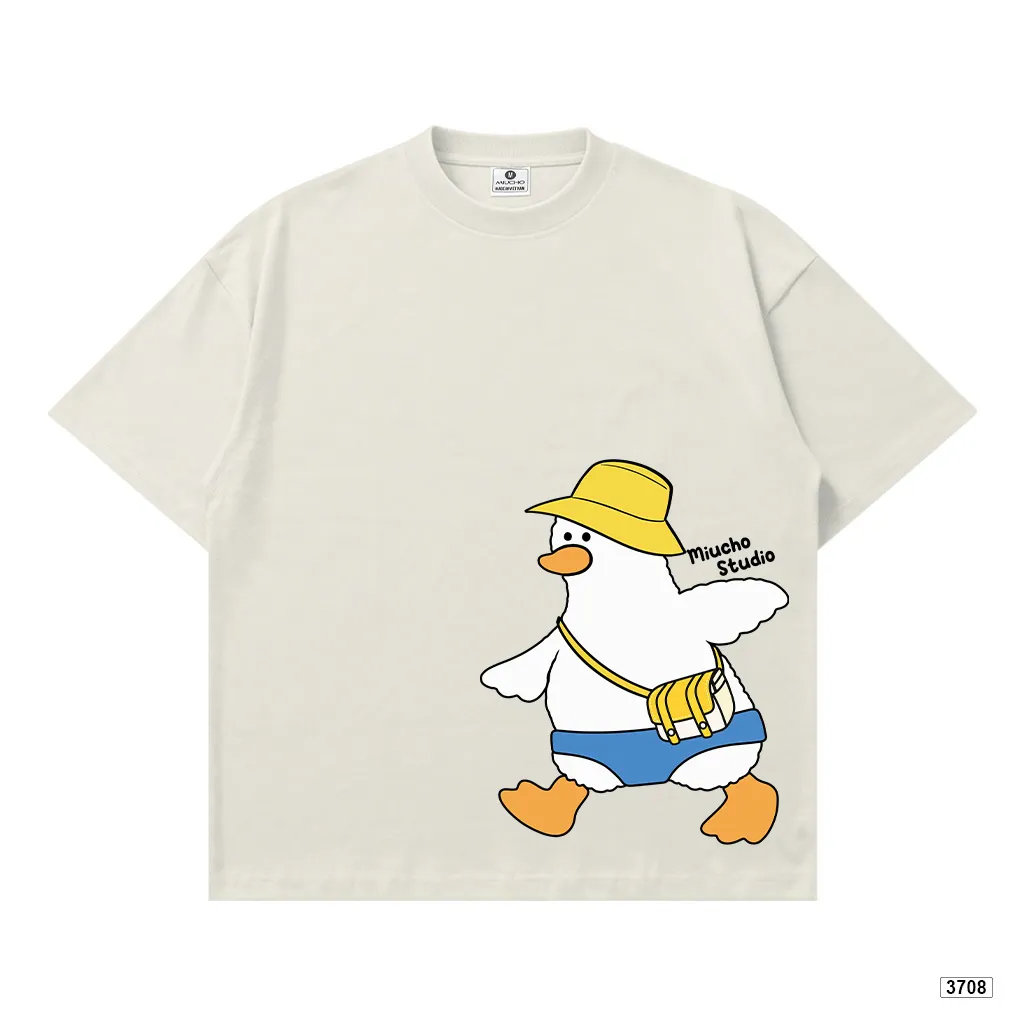 Áo thun form boxy vịt con đáng yêu Miucho 3708_thumbnail_11