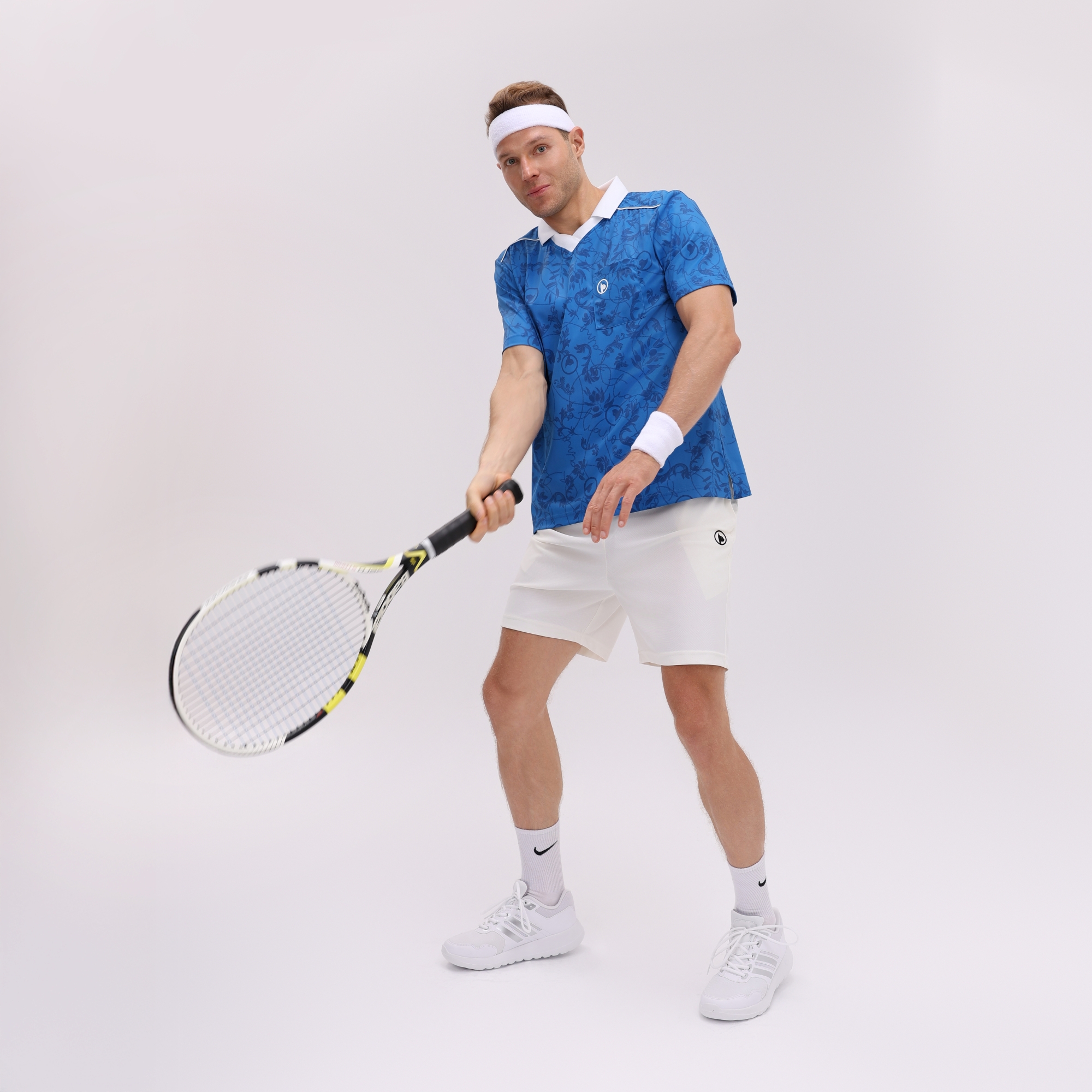 Áo Polo Nam Hoạ Tiết Baroque Xanh Navy_thumbnail_5