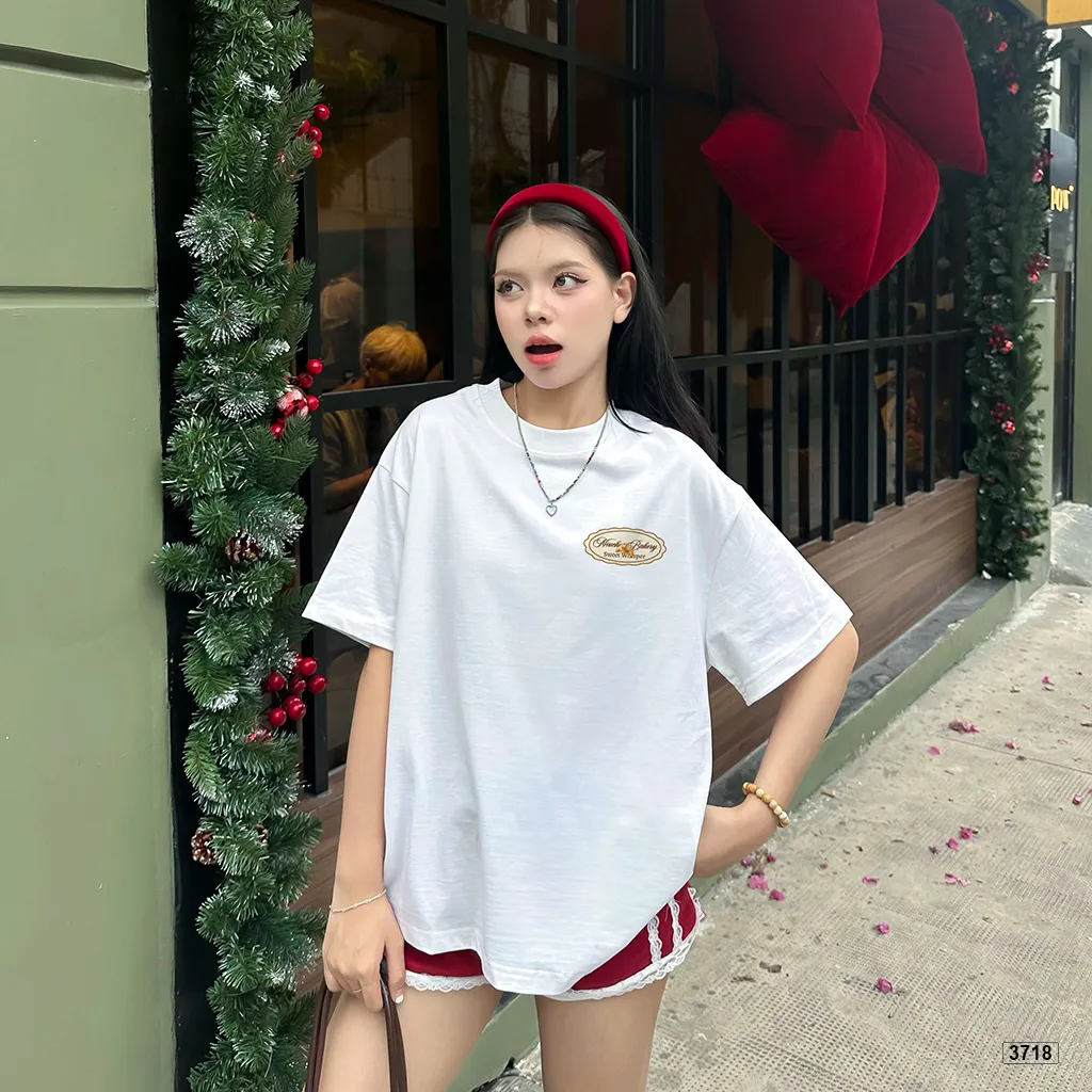 Áo thun unisex form boxy chất thoáng mát Miucho Bakery 3718_thumbnail_3