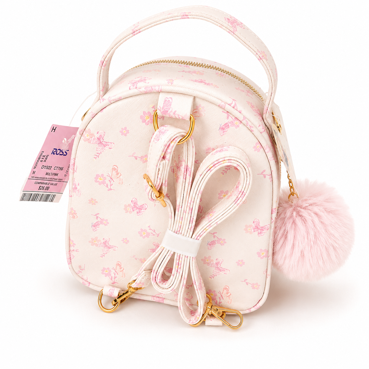 BALO MINI HOA HỒNG NƠ XINH – NHẸ NHÀNG & SIÊU TIỂU THƯ