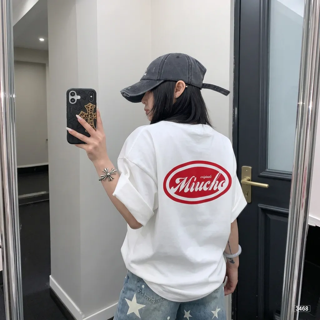 Áo thun boxy unisex basic dễ phối Miucho 3468_thumbnail_5