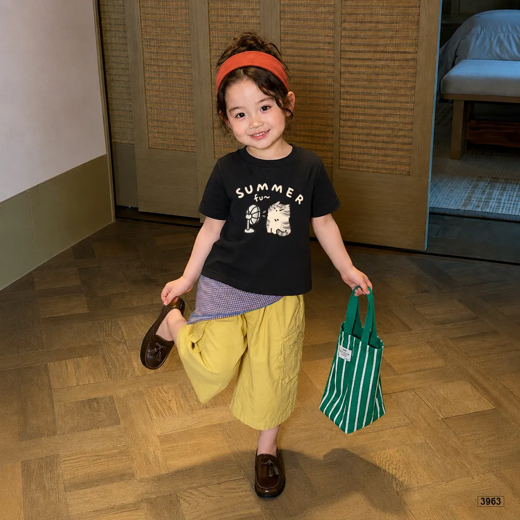 Áo thun cho bé Summer Cat đáng yêu Kado 3963_thumbnail_4