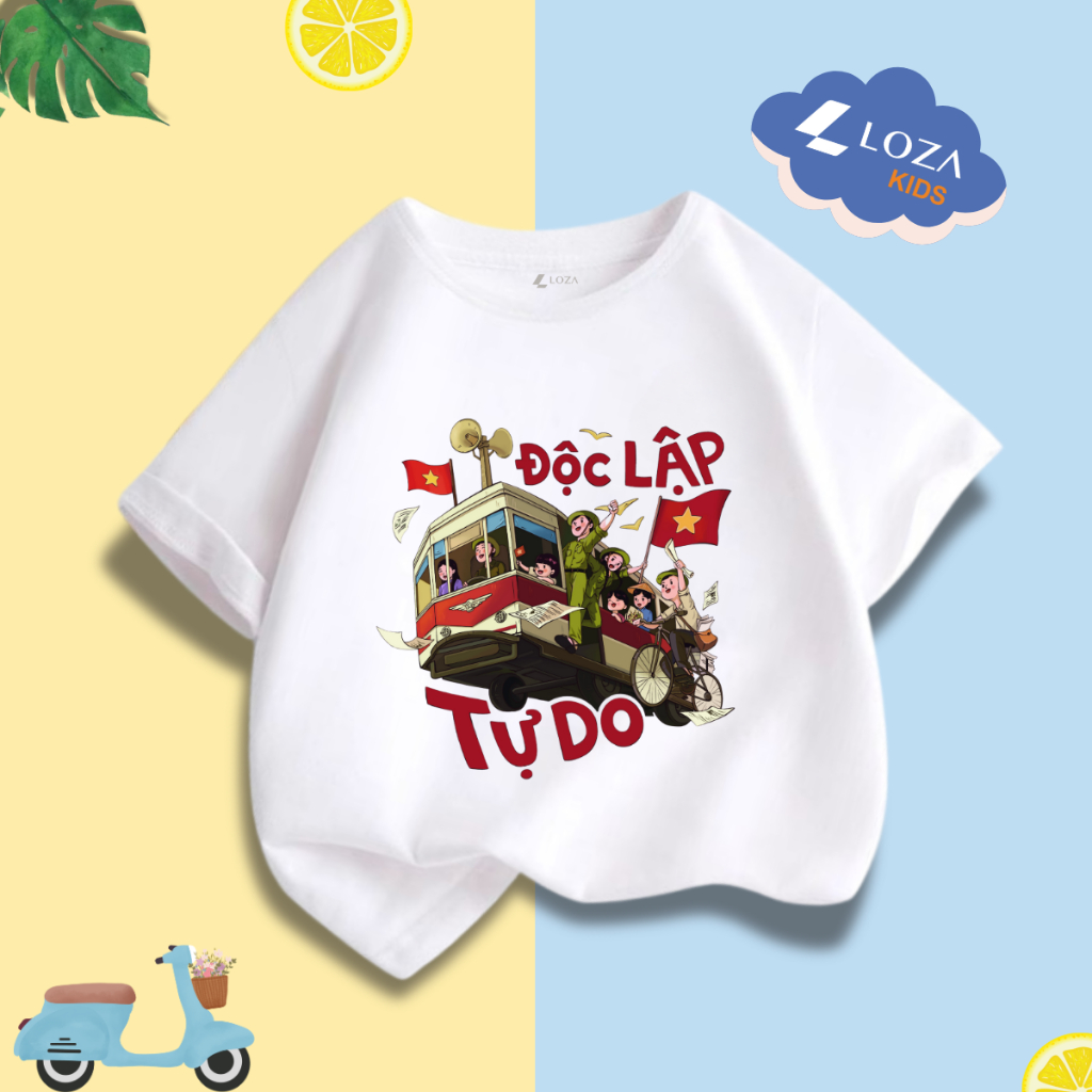 [XẢ KHO SIZE 140] Áo phông cho bé trai/bé gái - Quần áo trẻ em từ 26-30kg - Loza Kids XA0009_thumbnail_41
