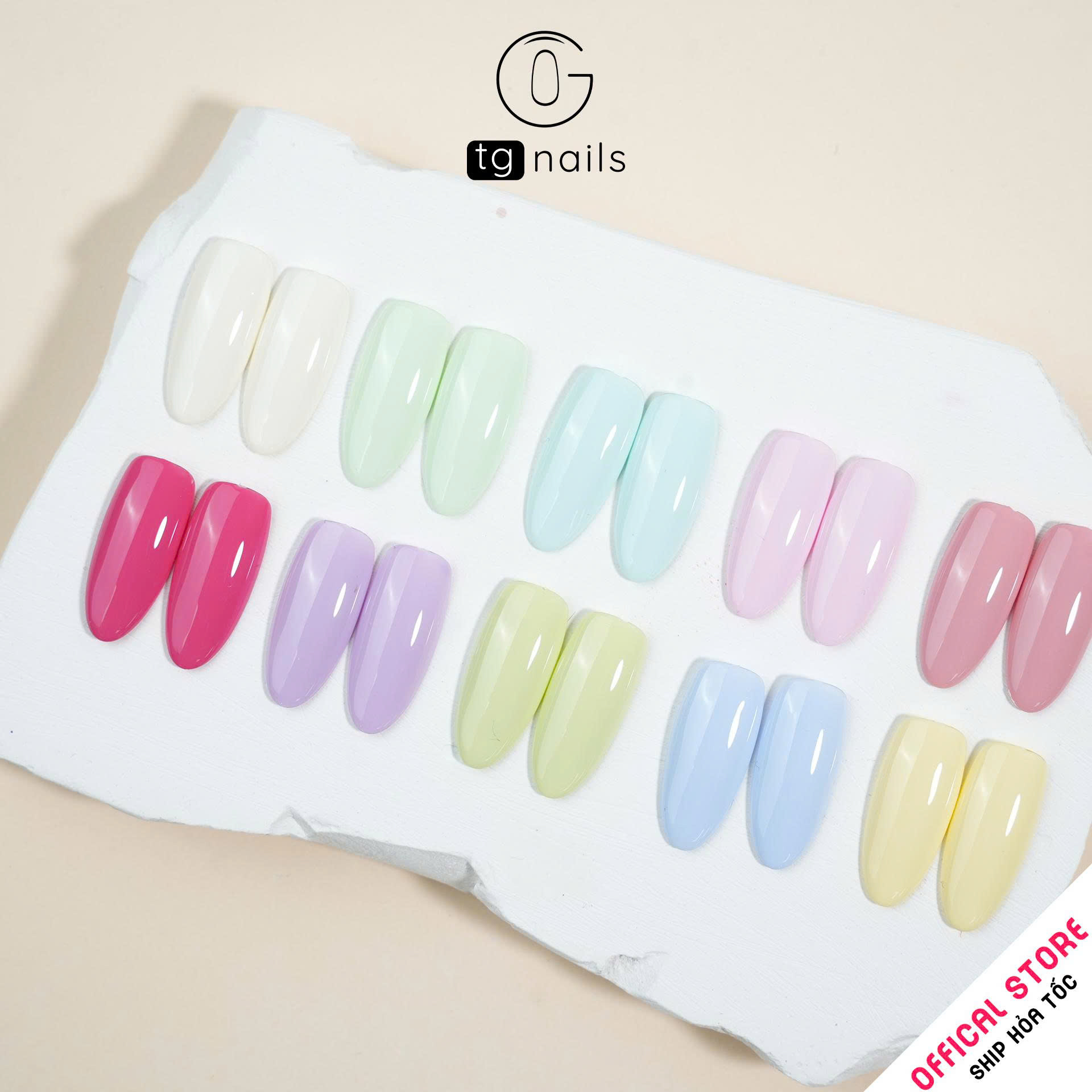 Combo 10 màu Pastel TG Nails kèm bảng màu_thumbnail_2