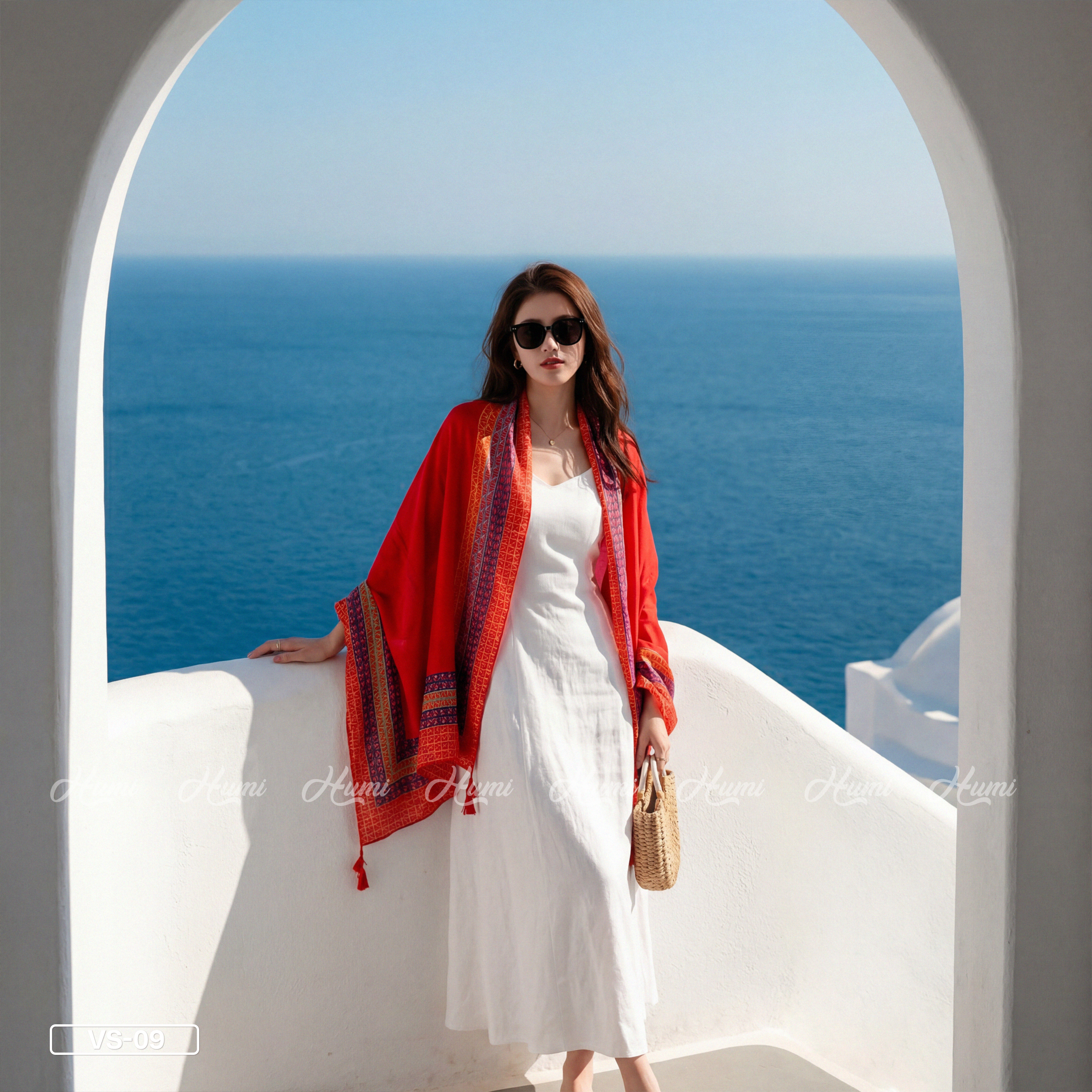 KHĂN HỌA TIẾT THỔ CẨM (VS09)