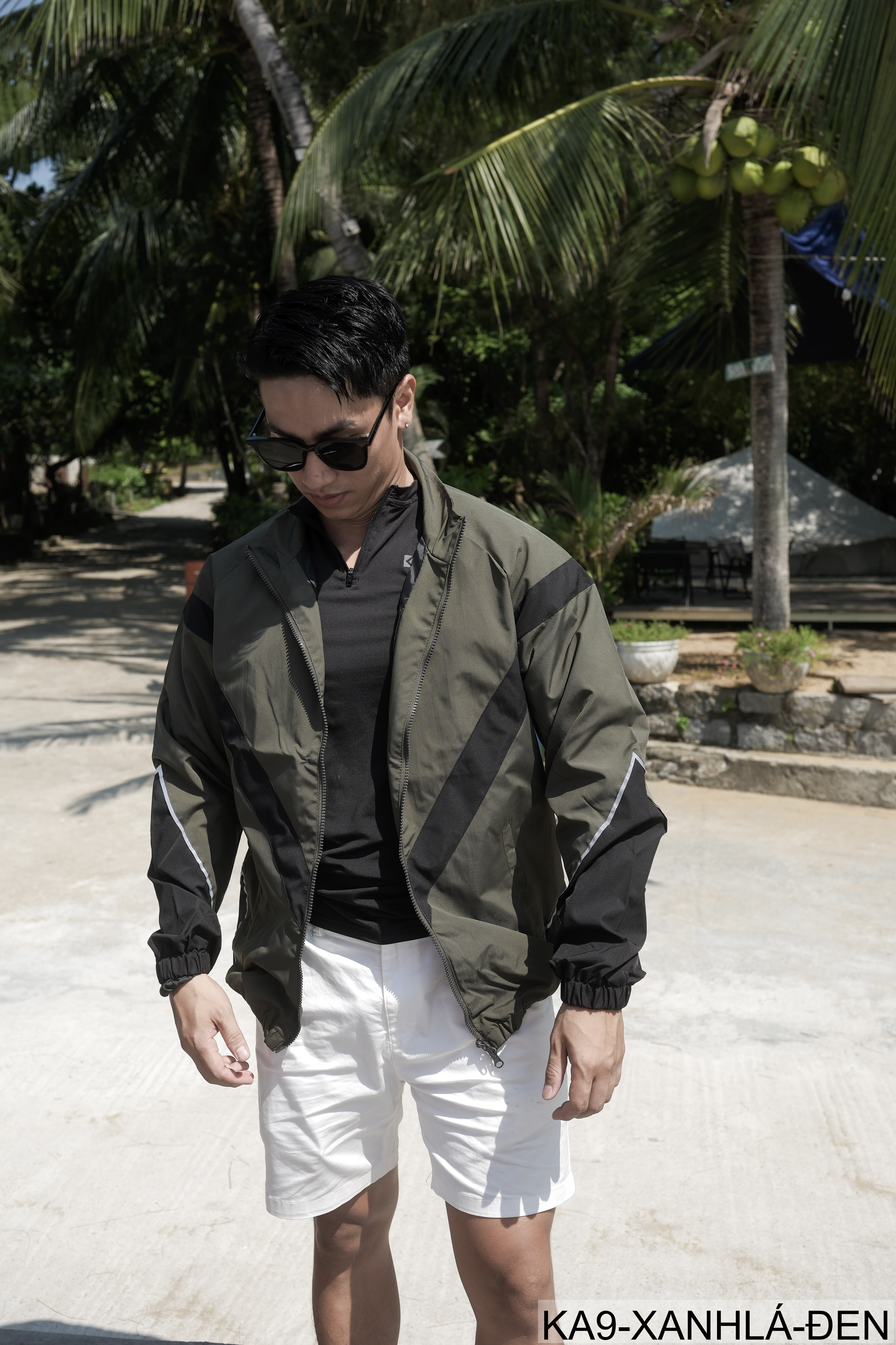 KA9 - Áo khoác nam thể thao phối màu phản quang cổ đứng phong cách streetwear mùa xuân thu_thumbnail_30