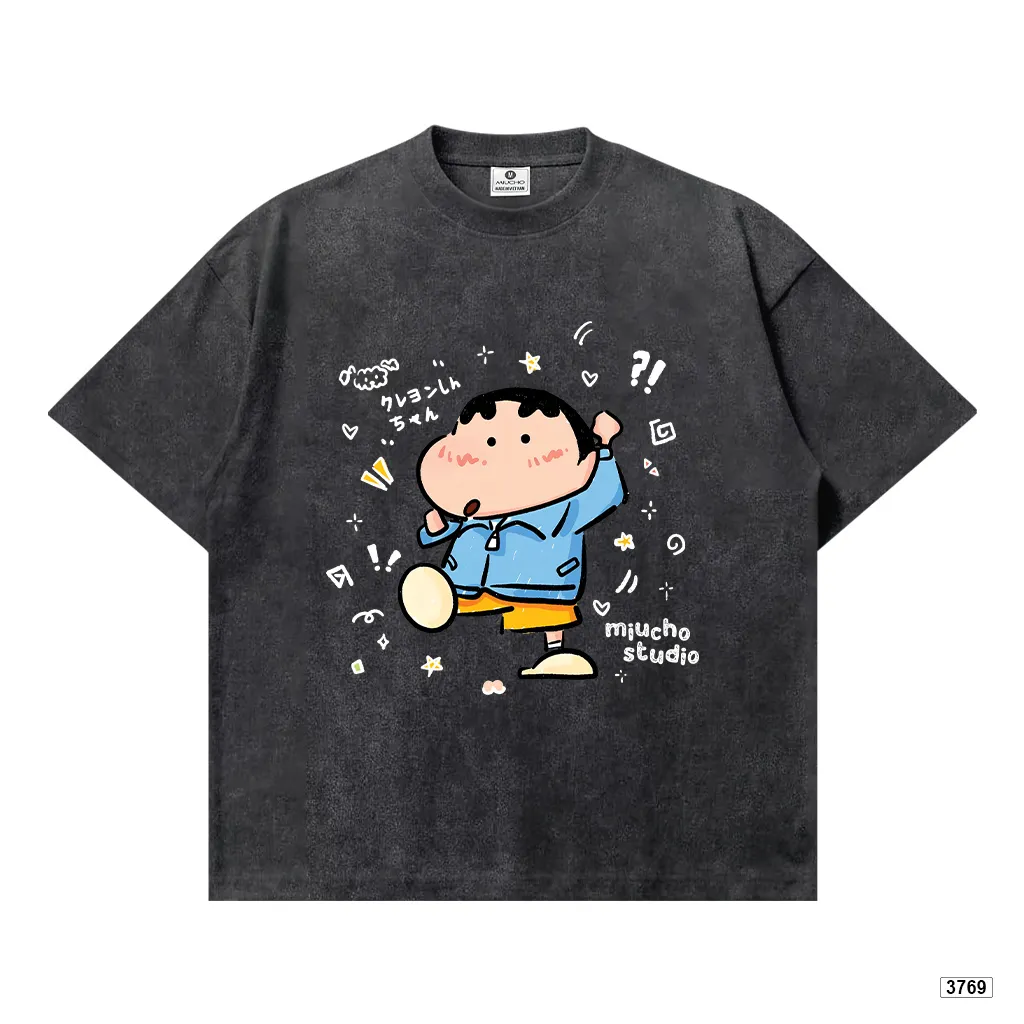 Áo thun nữ form boxy Shinnosuke phong cách đáng yêu Miucho 3769_thumbnail_0