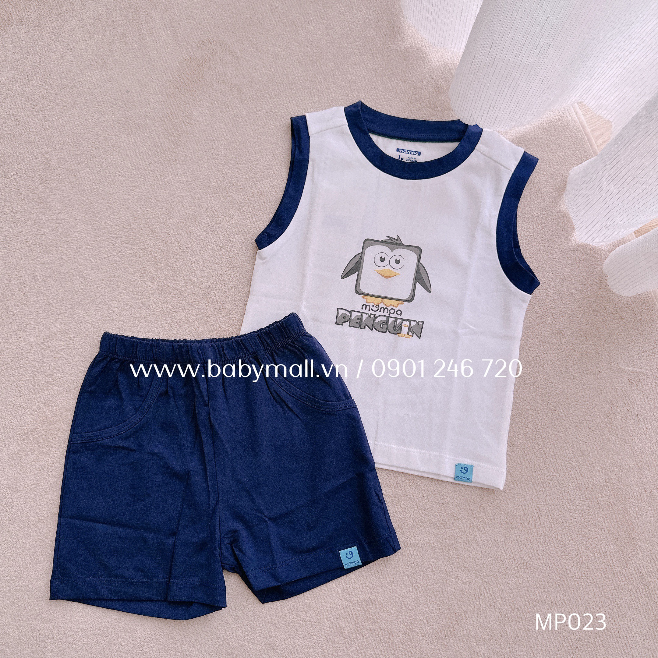 SALE - Bộ Kids ba lỗ CÚ MÈO Mompa_thumbnail_0